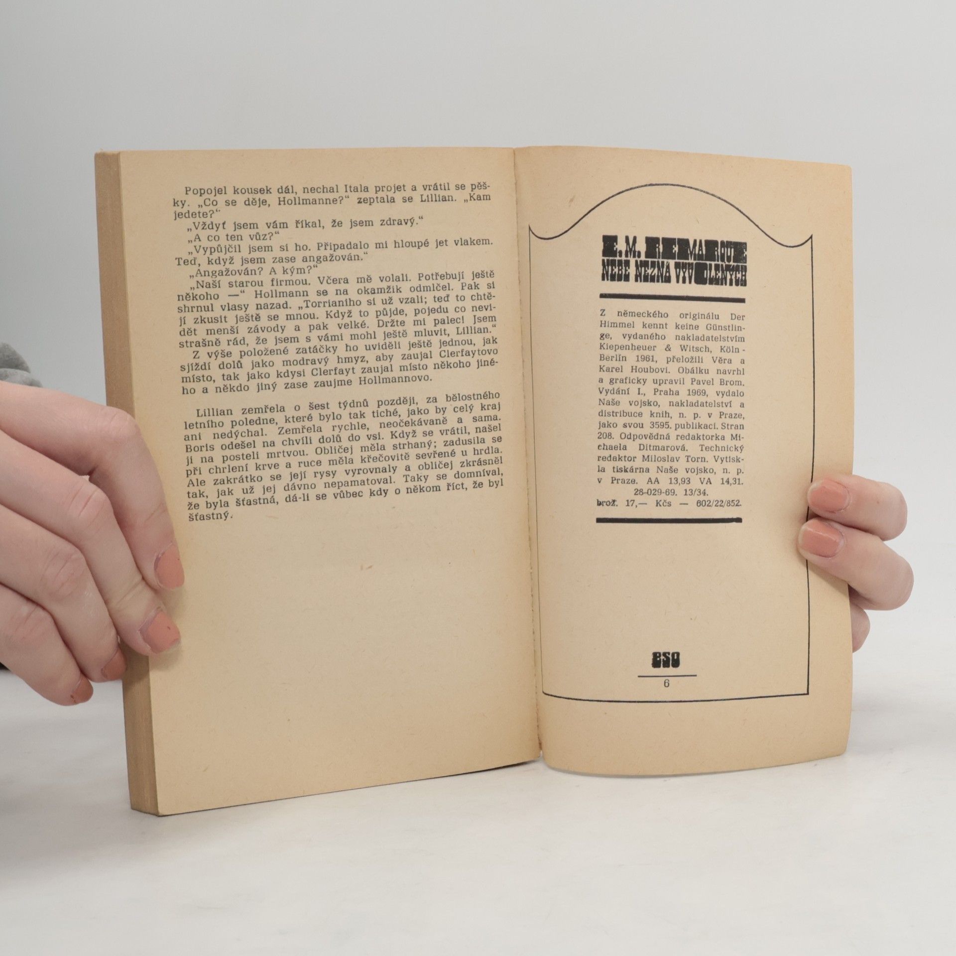 Erich Maria Remarque Nebe nezná vyvolených