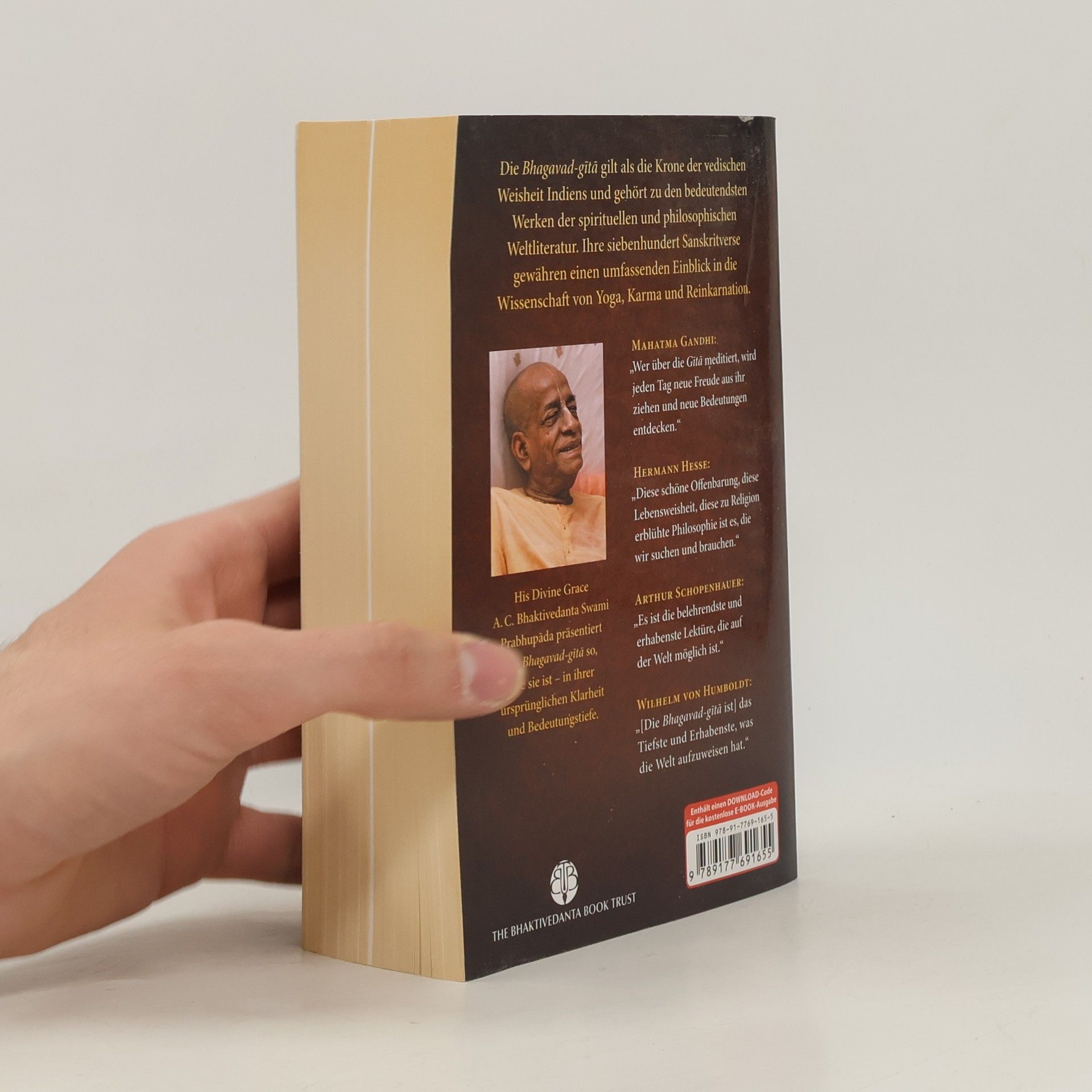 Šrí Šrímad A. Č. Bhaktivédanta Swami Prabhupáda Bhagavad-gita wie sie ist