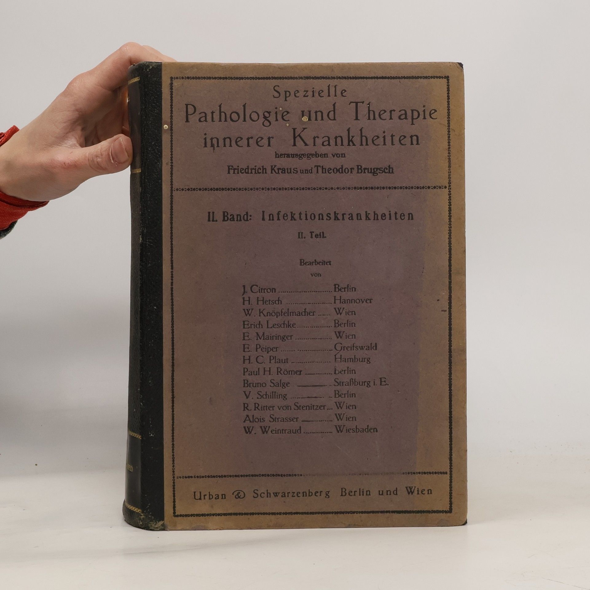 Spezielle Pathologie und Therapie innerer Krankheiten II