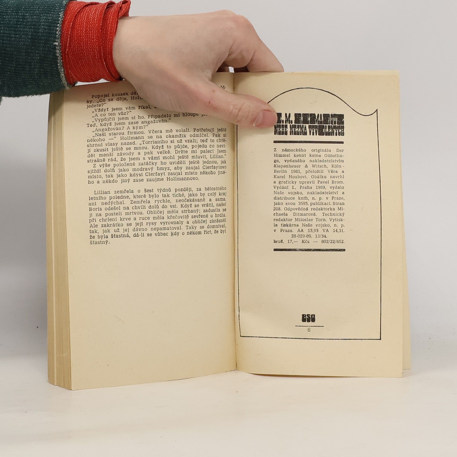 Erich Maria Remarque Nebe nezná vyvolených