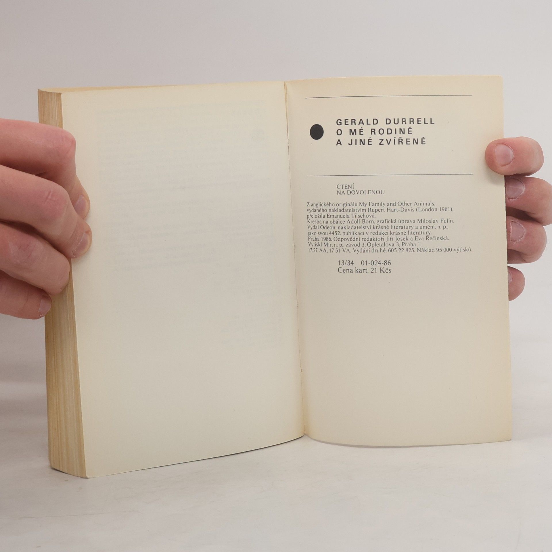 Gerald Durrell O mé rodině a jiné zvířeně
