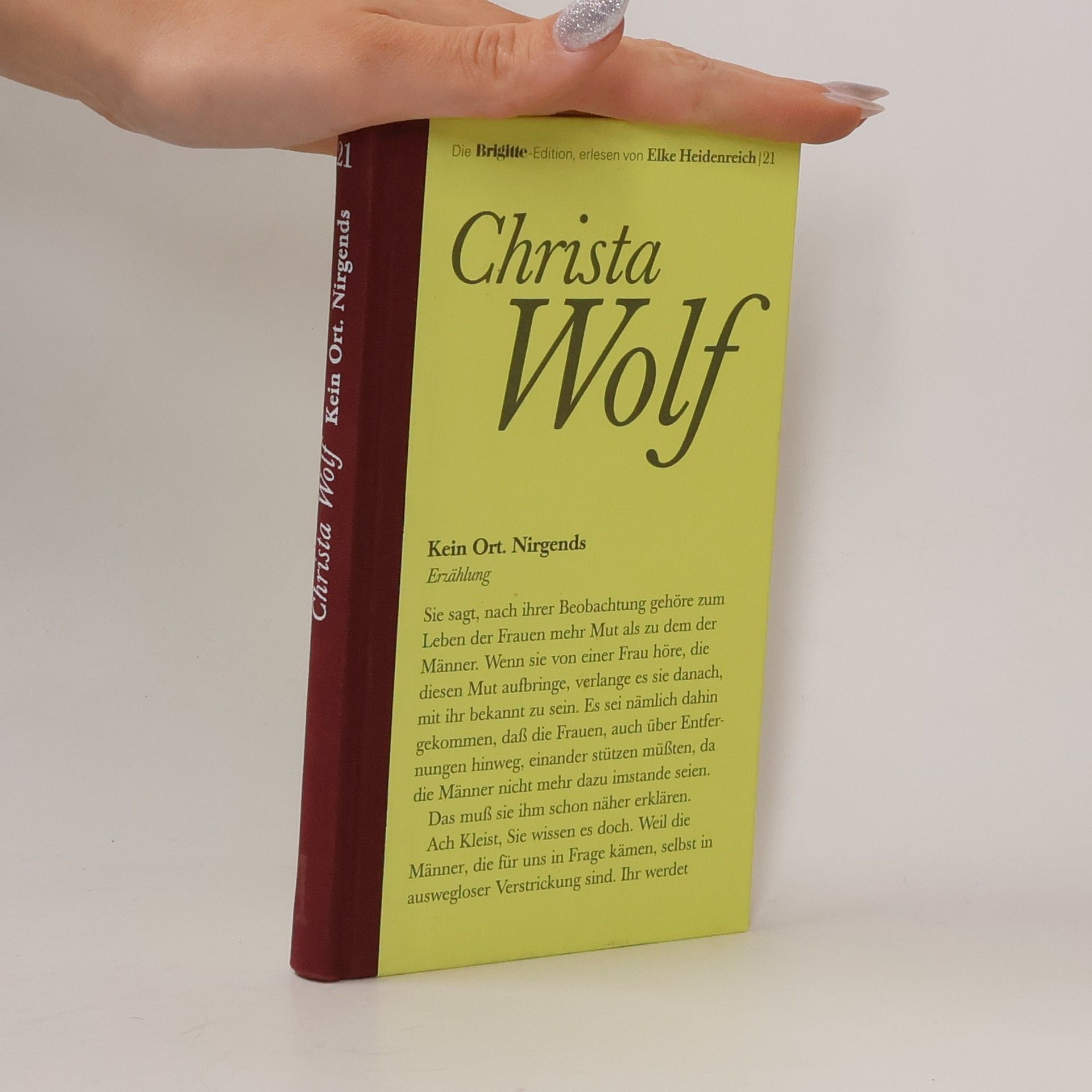 Christa Wolf Kein Ort. Nirgends