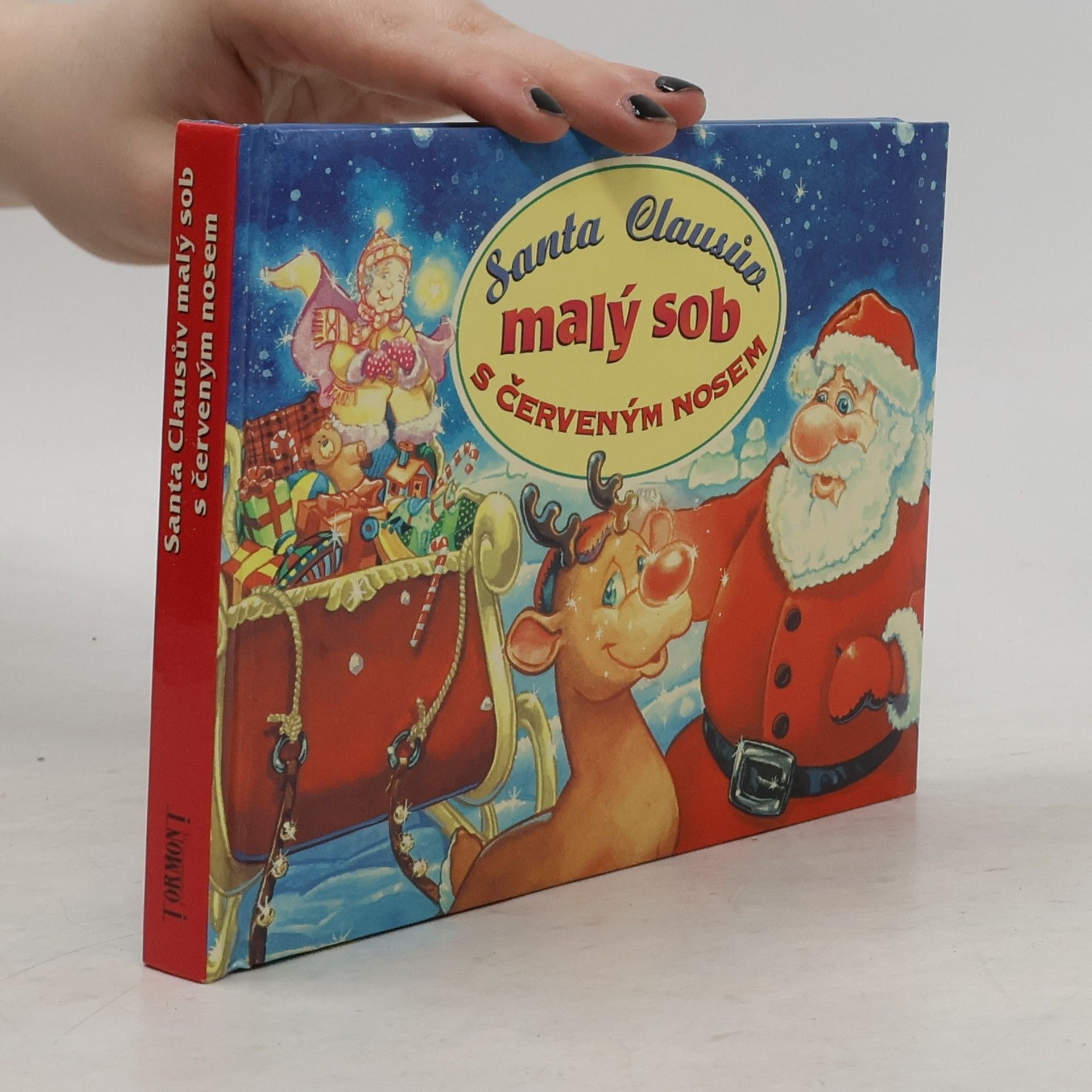 Dominique Chauveau Santa Clausův malý sob s červeným nosem