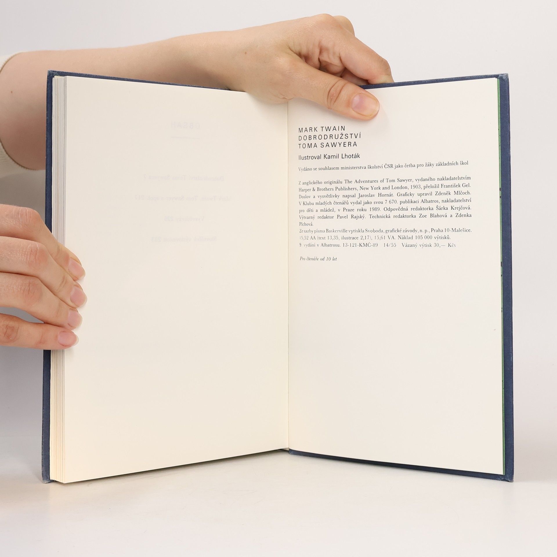 Mark Twain Dobrodružství Toma Sawyera
