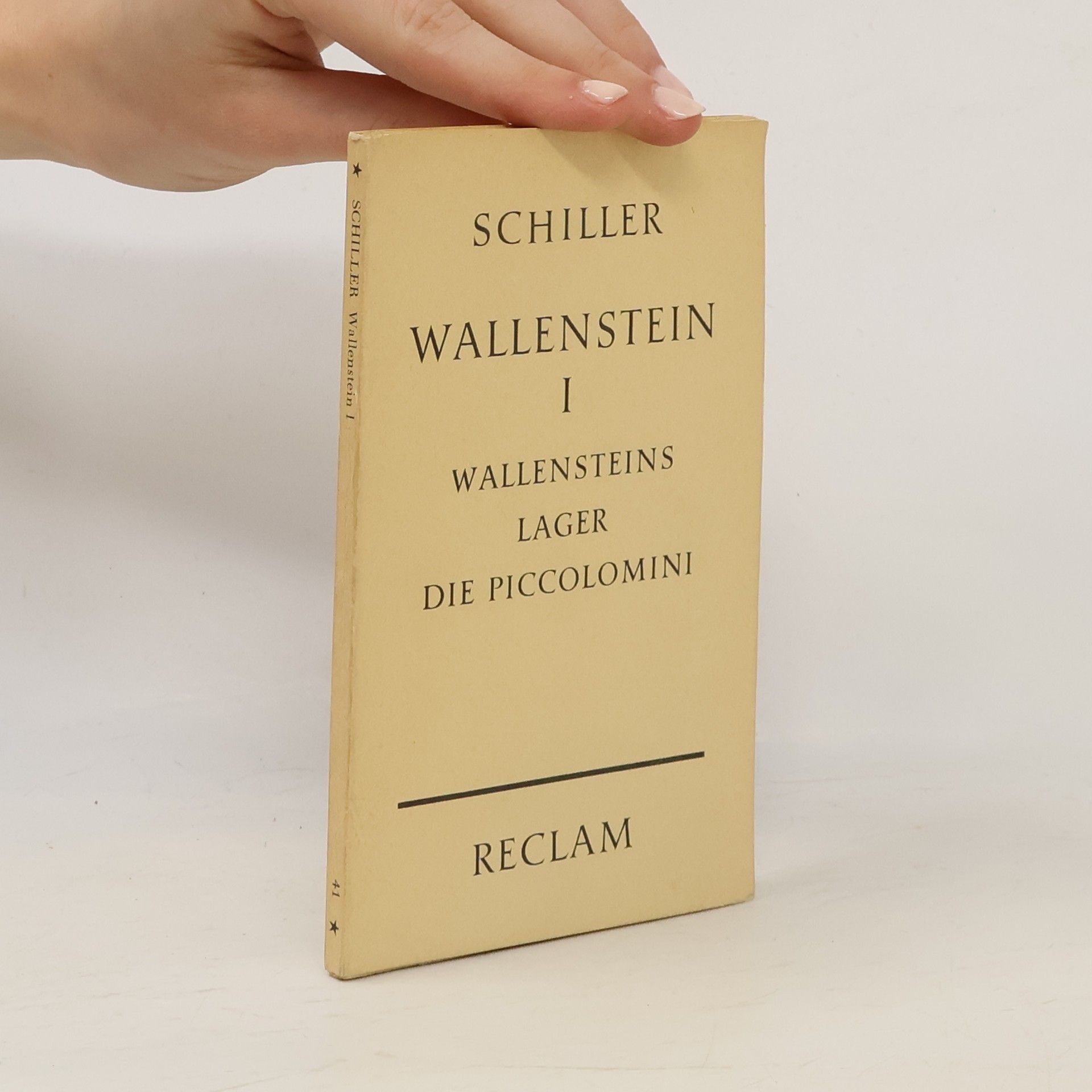 Friedrich Schiller Wallenstein I