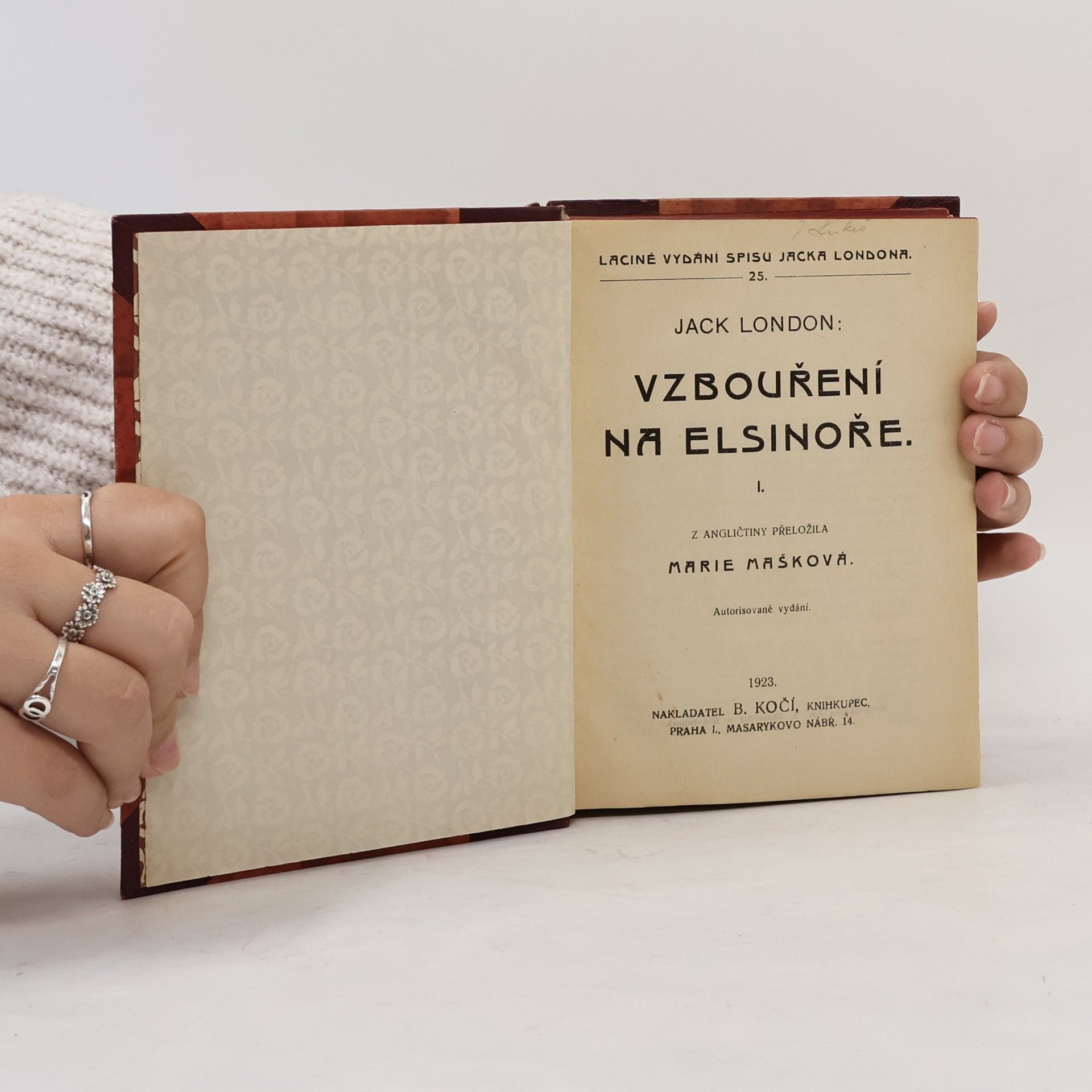 Jack London Vzbouření na Elsinoře I.