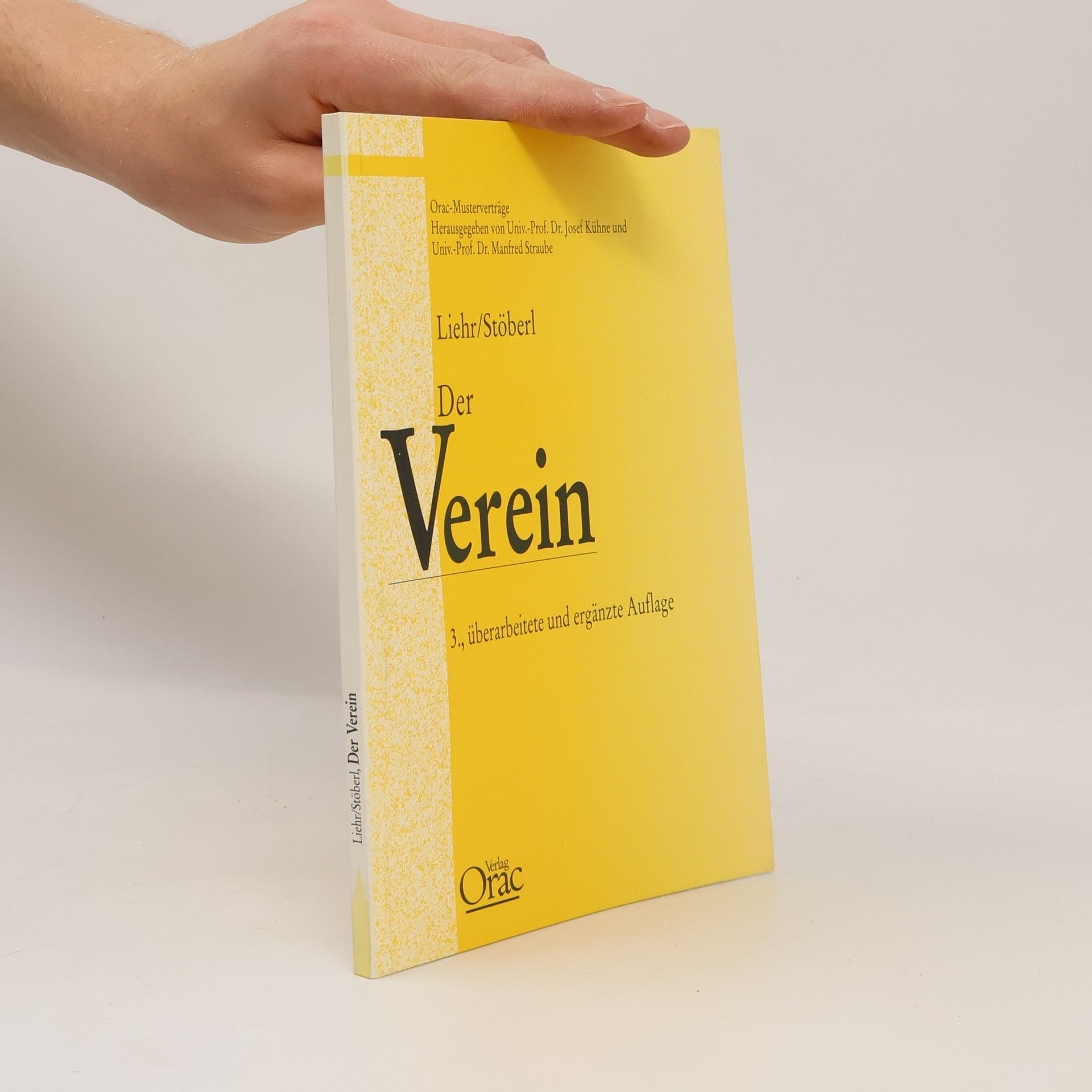 Bernhard Stöberl Orac-Musterverträge: Der Verein