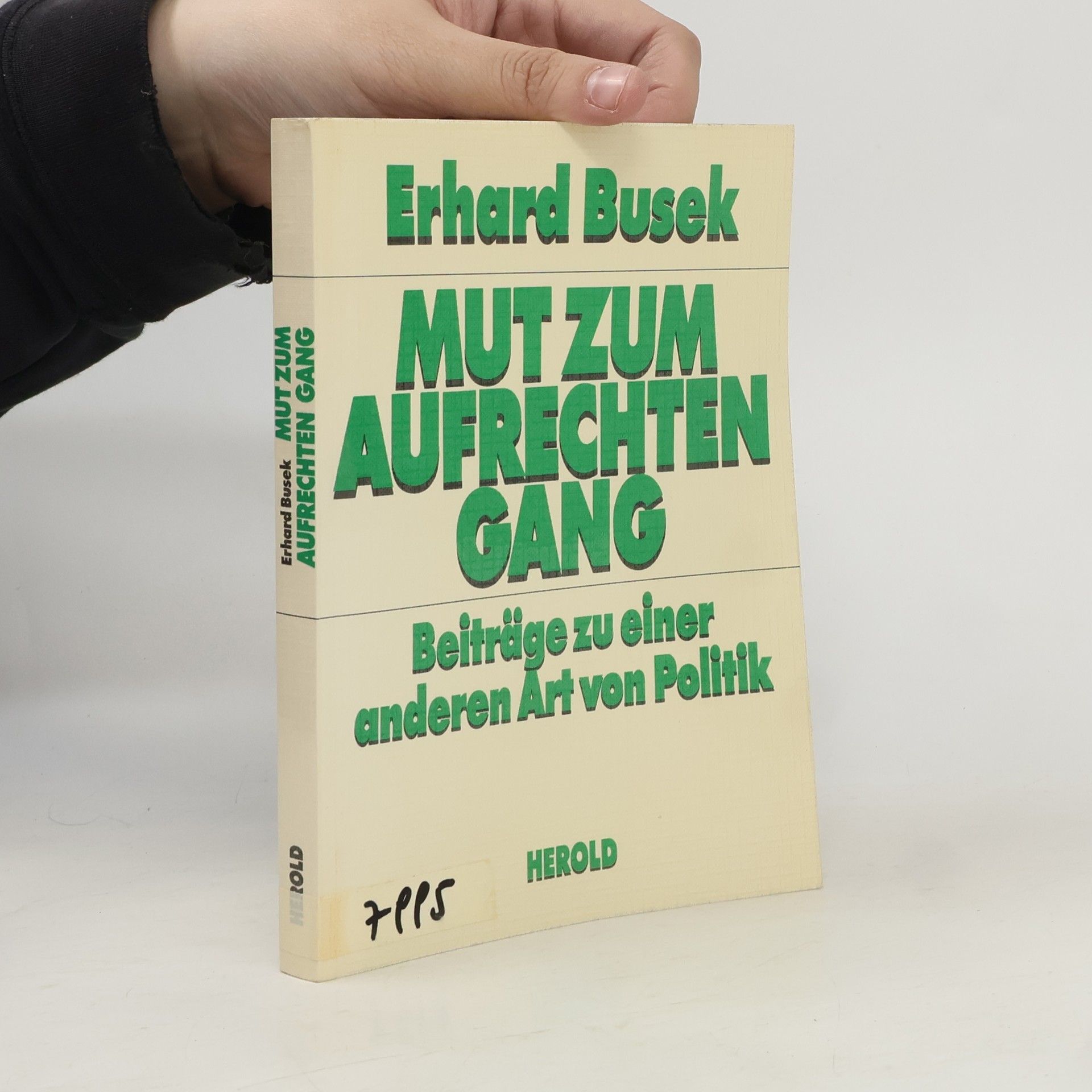 Erhard Busek Mut zum aufrechten Gang