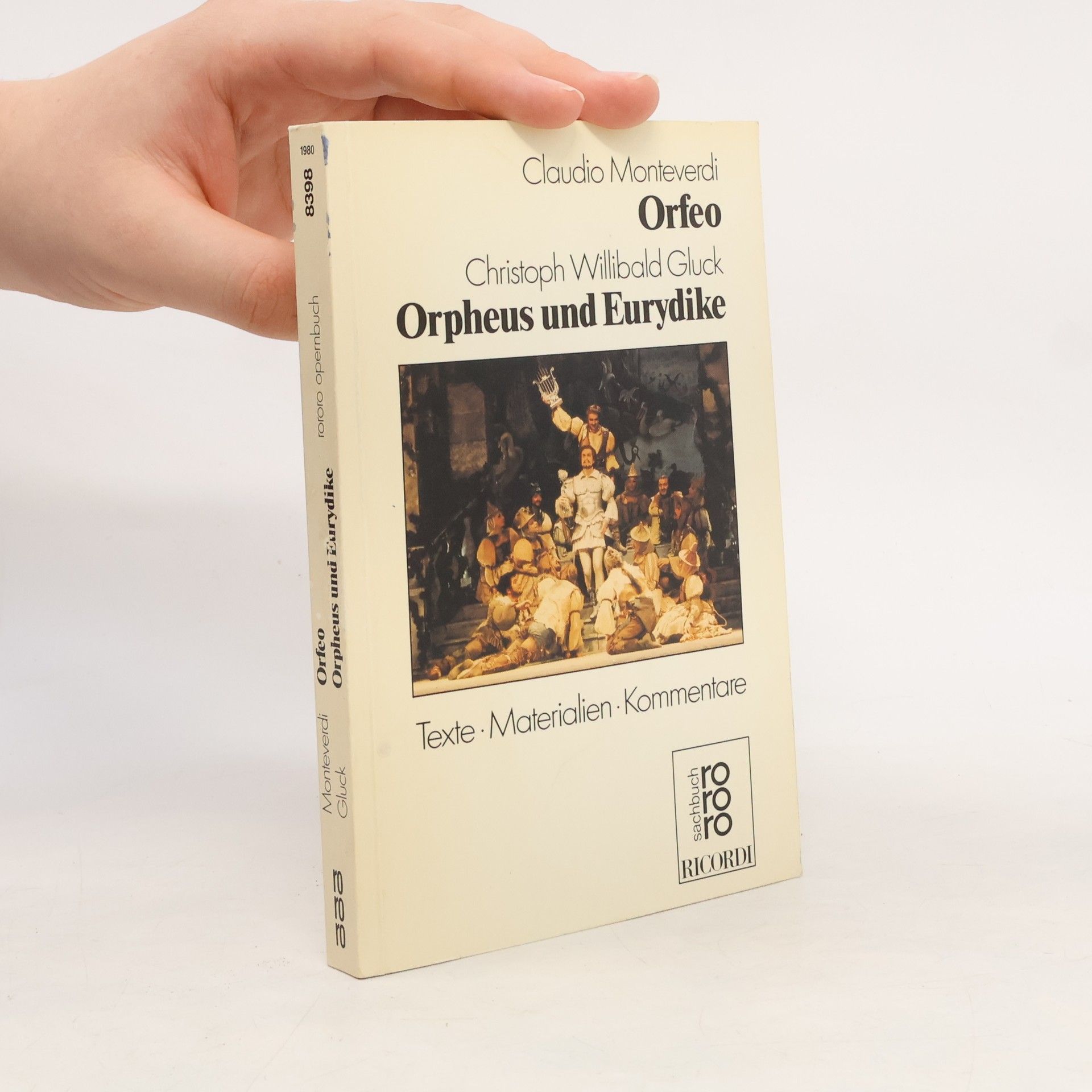 Orfeo. Orpheus und Eurydike
