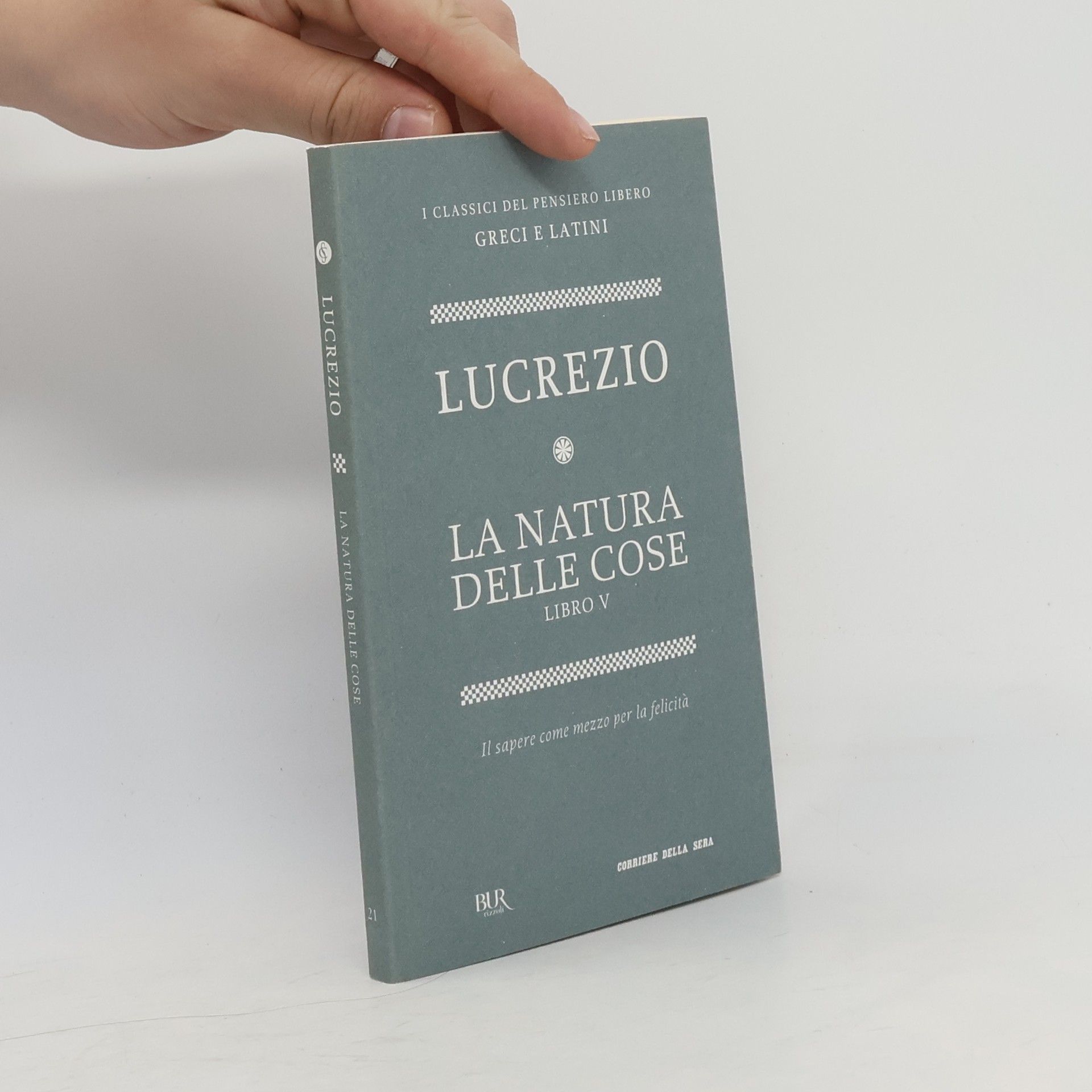 Lucrezio La natura delle cose