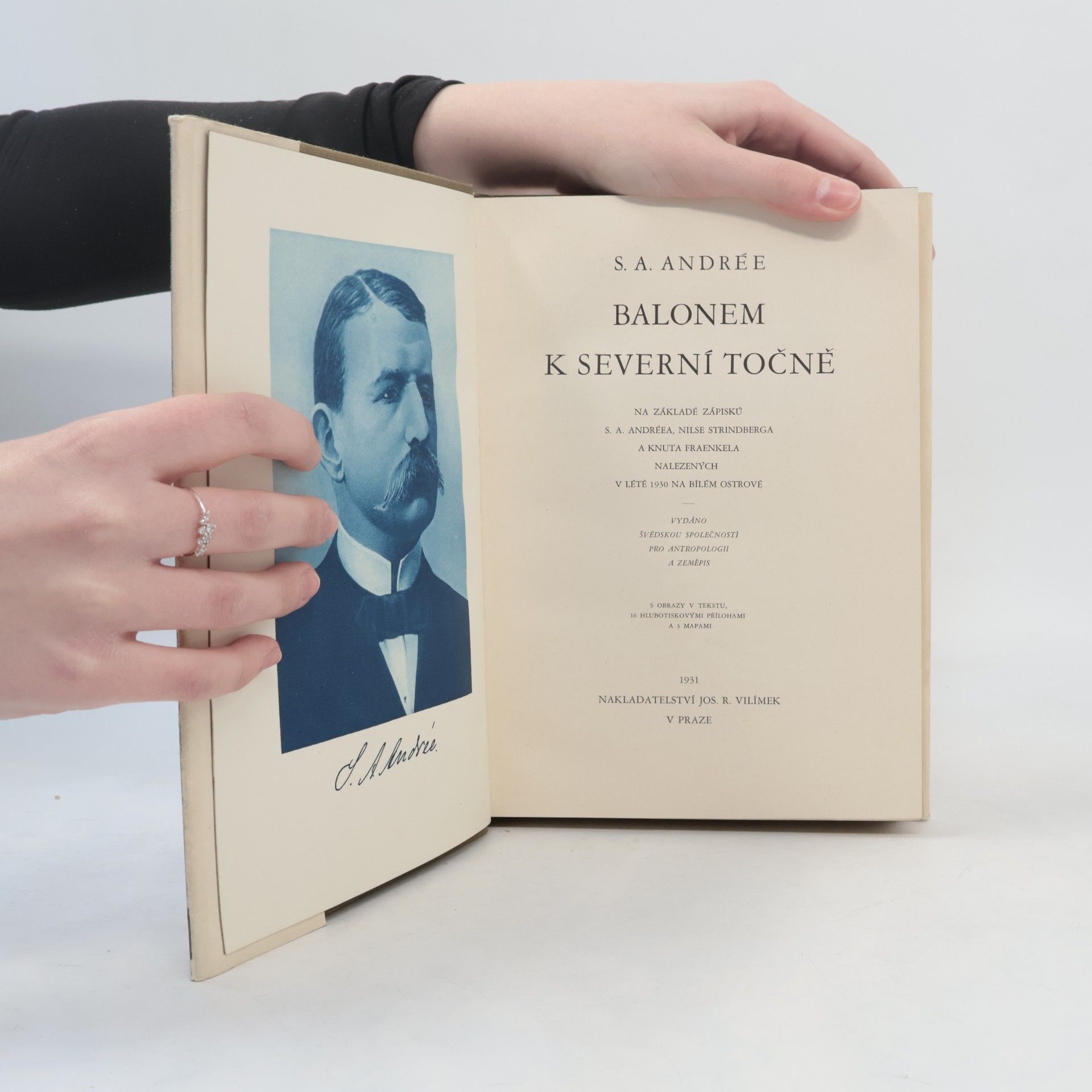 Salomon August Andrée Balonem k severní točně