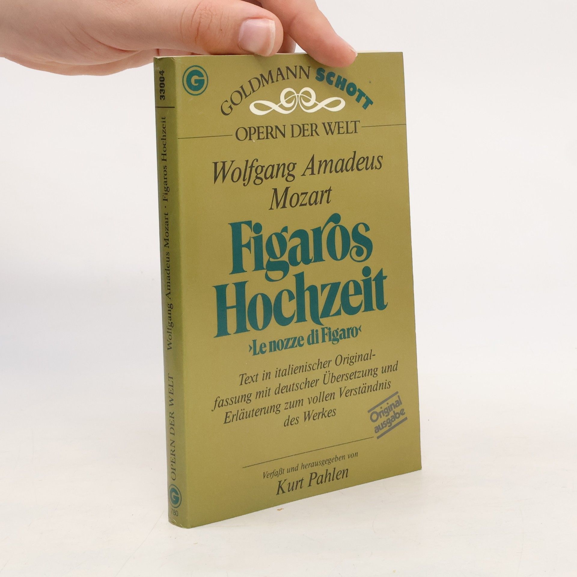 Wolfgang Amadeus Mozart Figaros Hochzeit