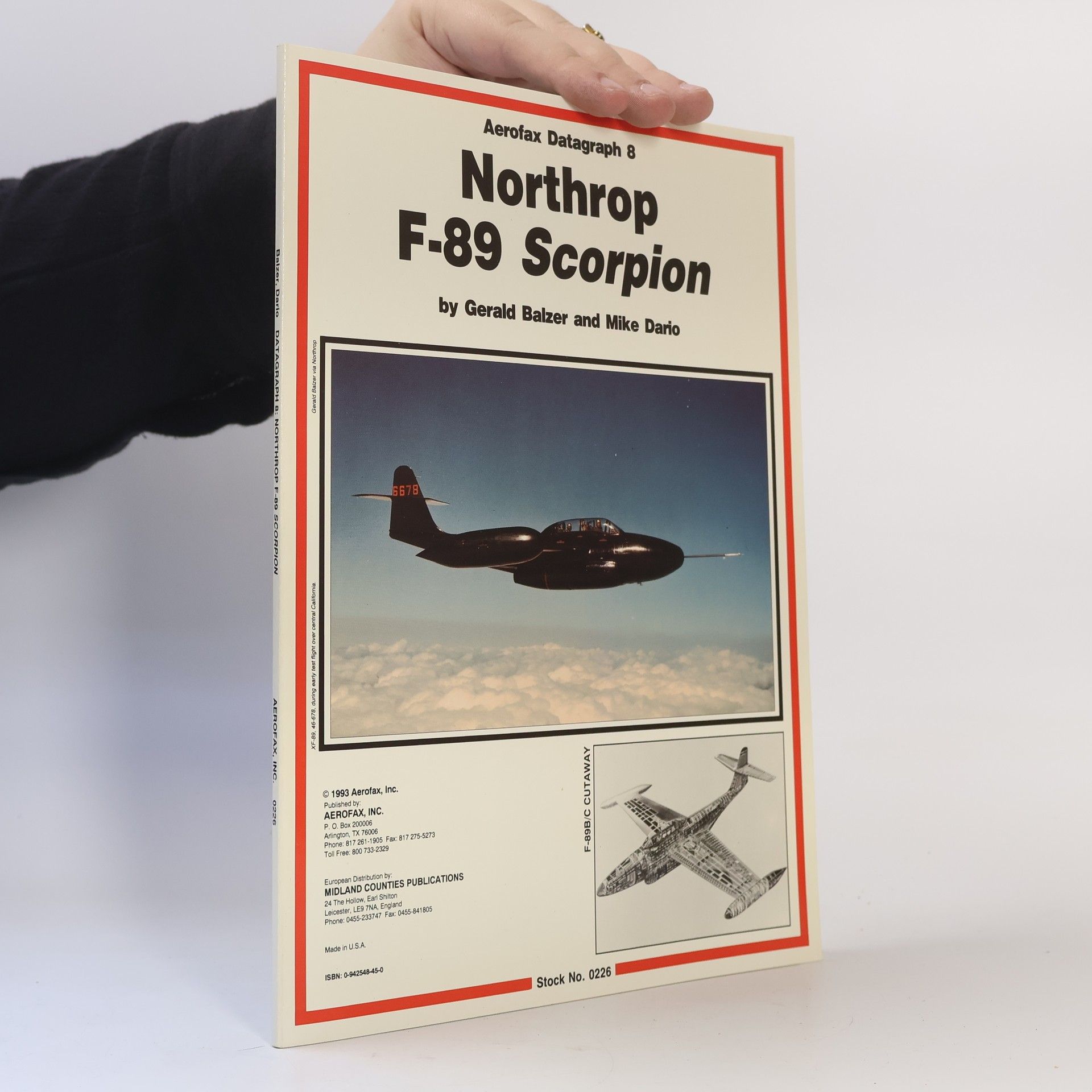 Mike Dario Aerofax Datagraph - 8: Northrop F-89 Scorpion