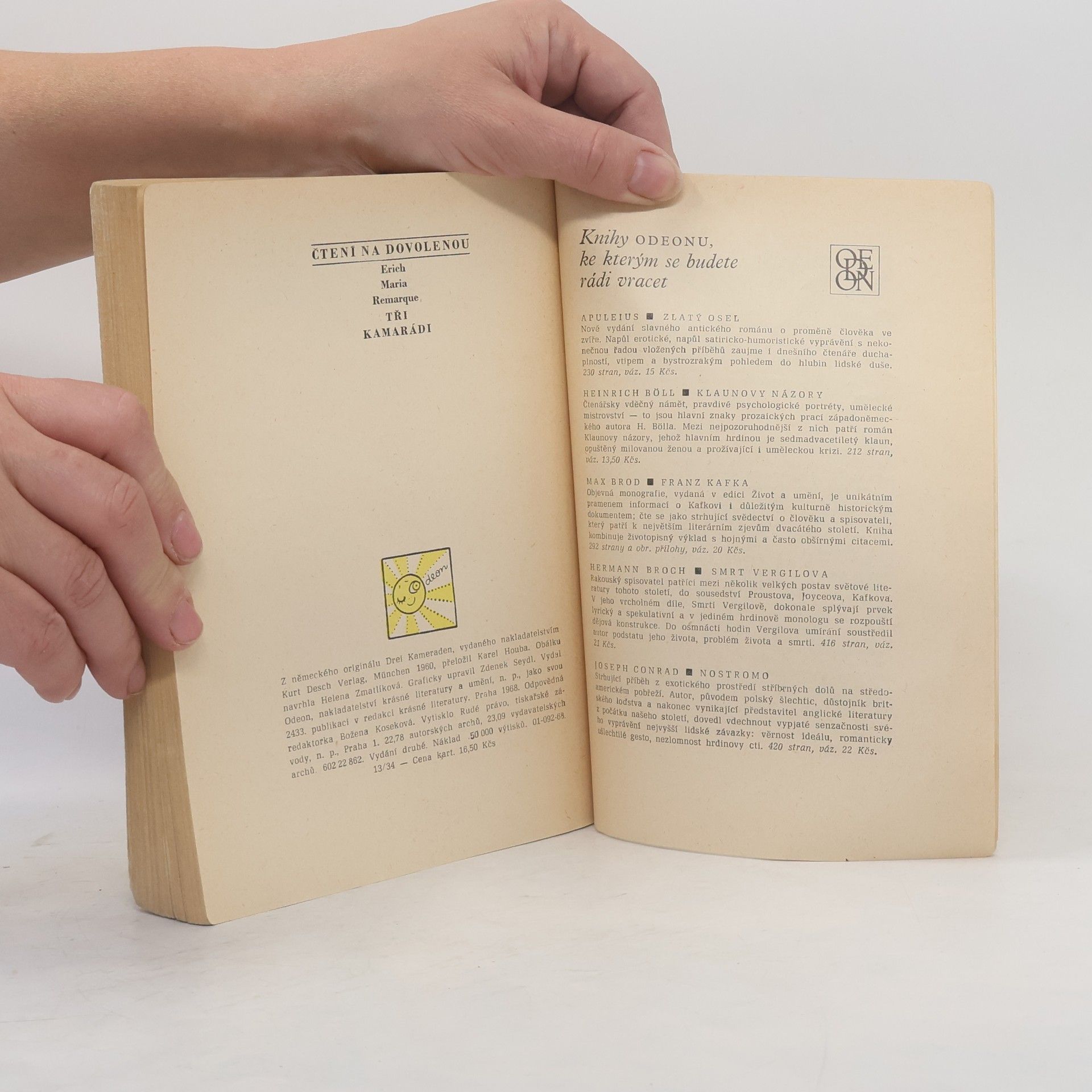 Erich Maria Remarque Tři kamarádi