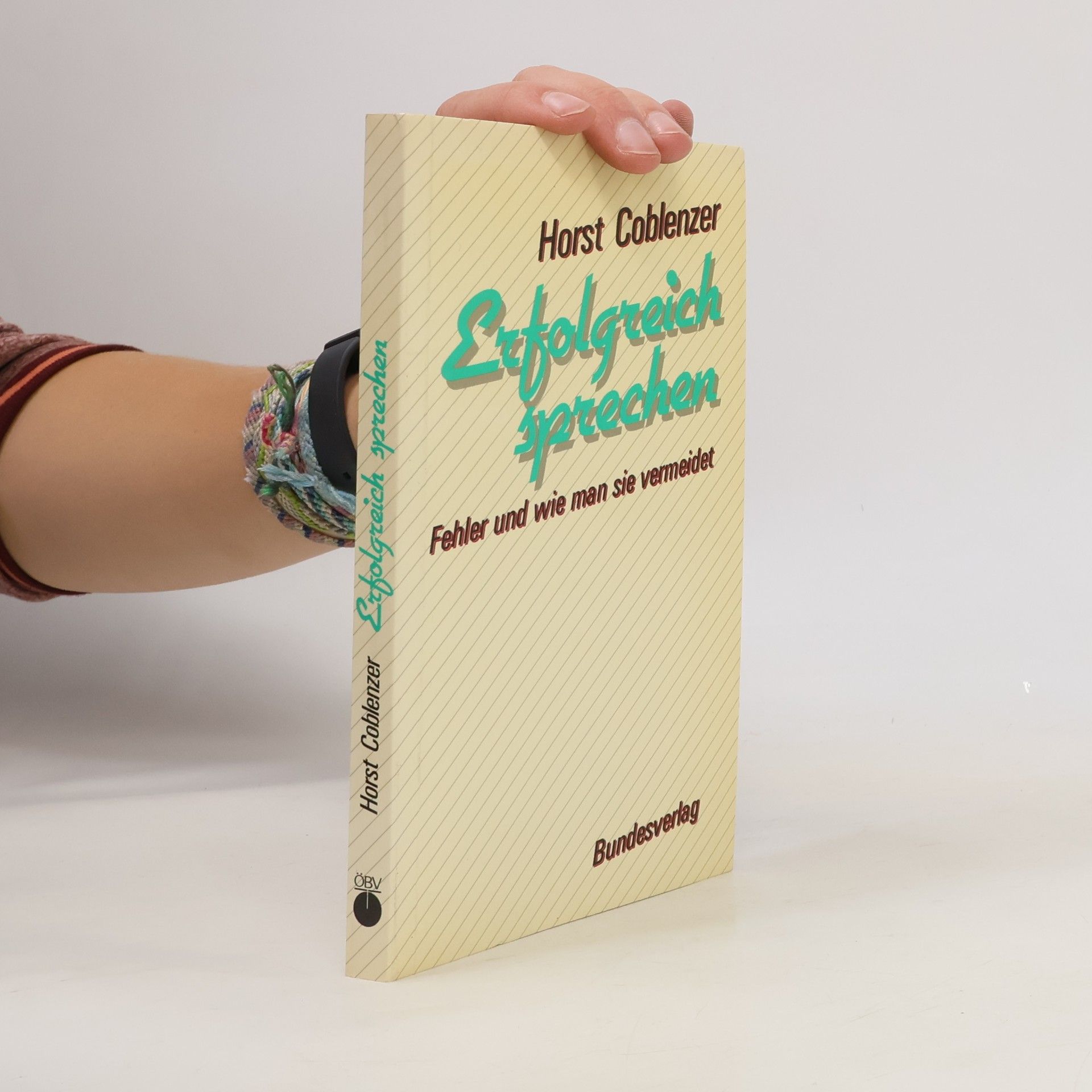 Horst Coblenzer Erfolgreich sprechen