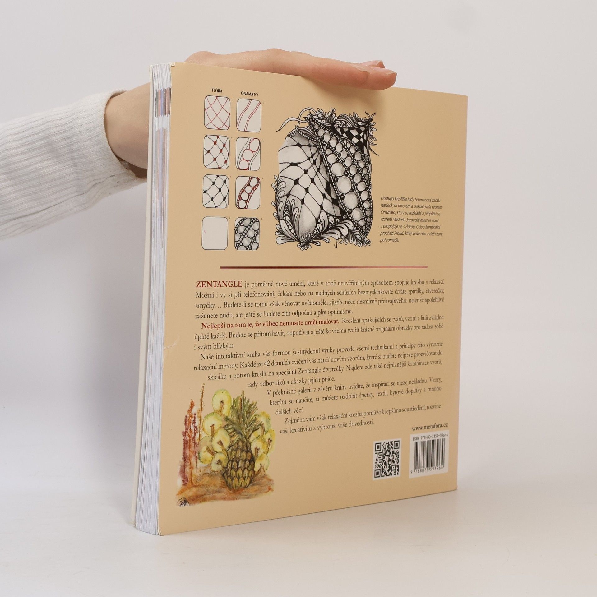 Beckah Krahula Zentangle : relaxační obrázky : kreativní kresba - inspirace i zábava