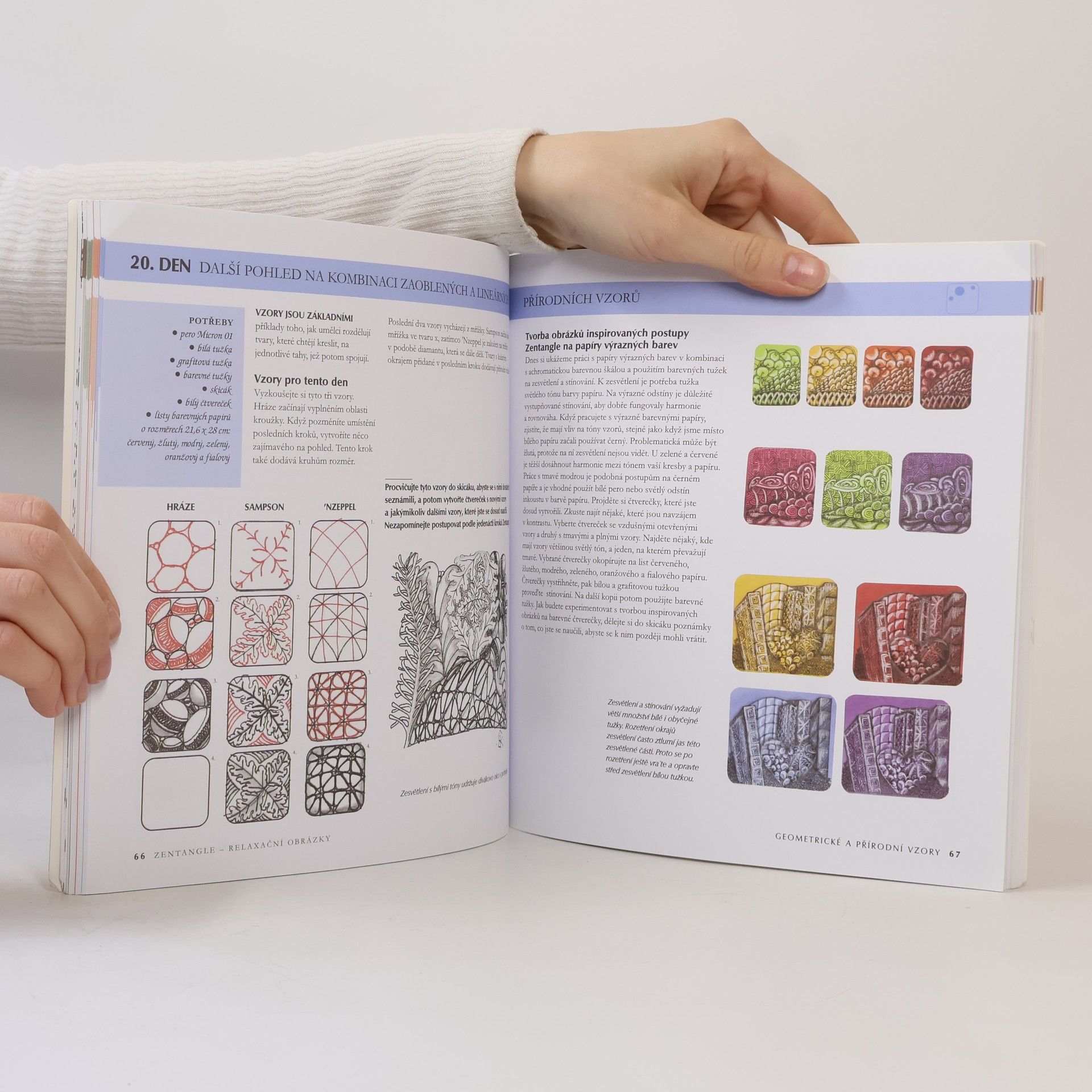 Beckah Krahula Zentangle : relaxační obrázky : kreativní kresba - inspirace i zábava