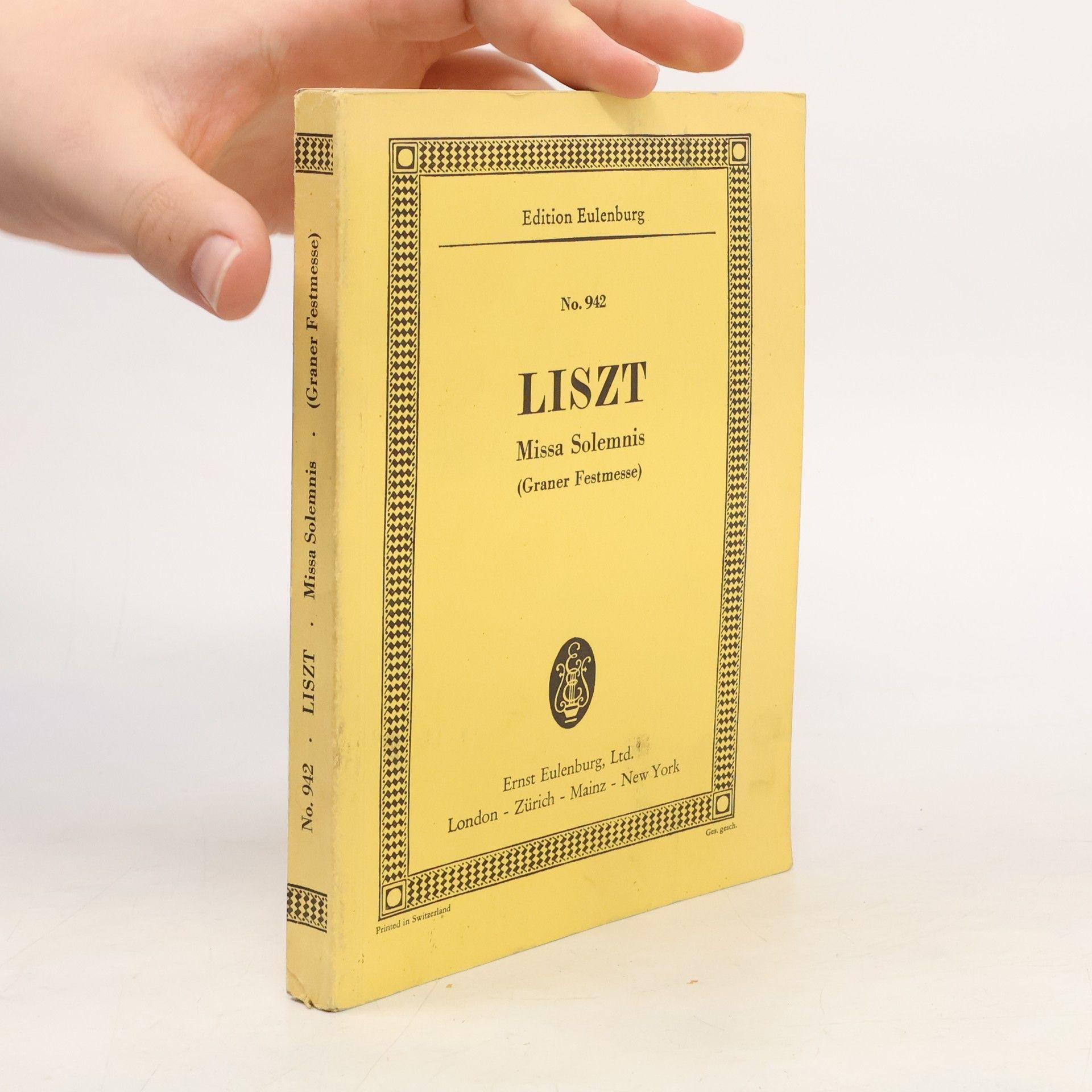 Ferenc Liszt Missa Choralis for Mixed Choir and Organ