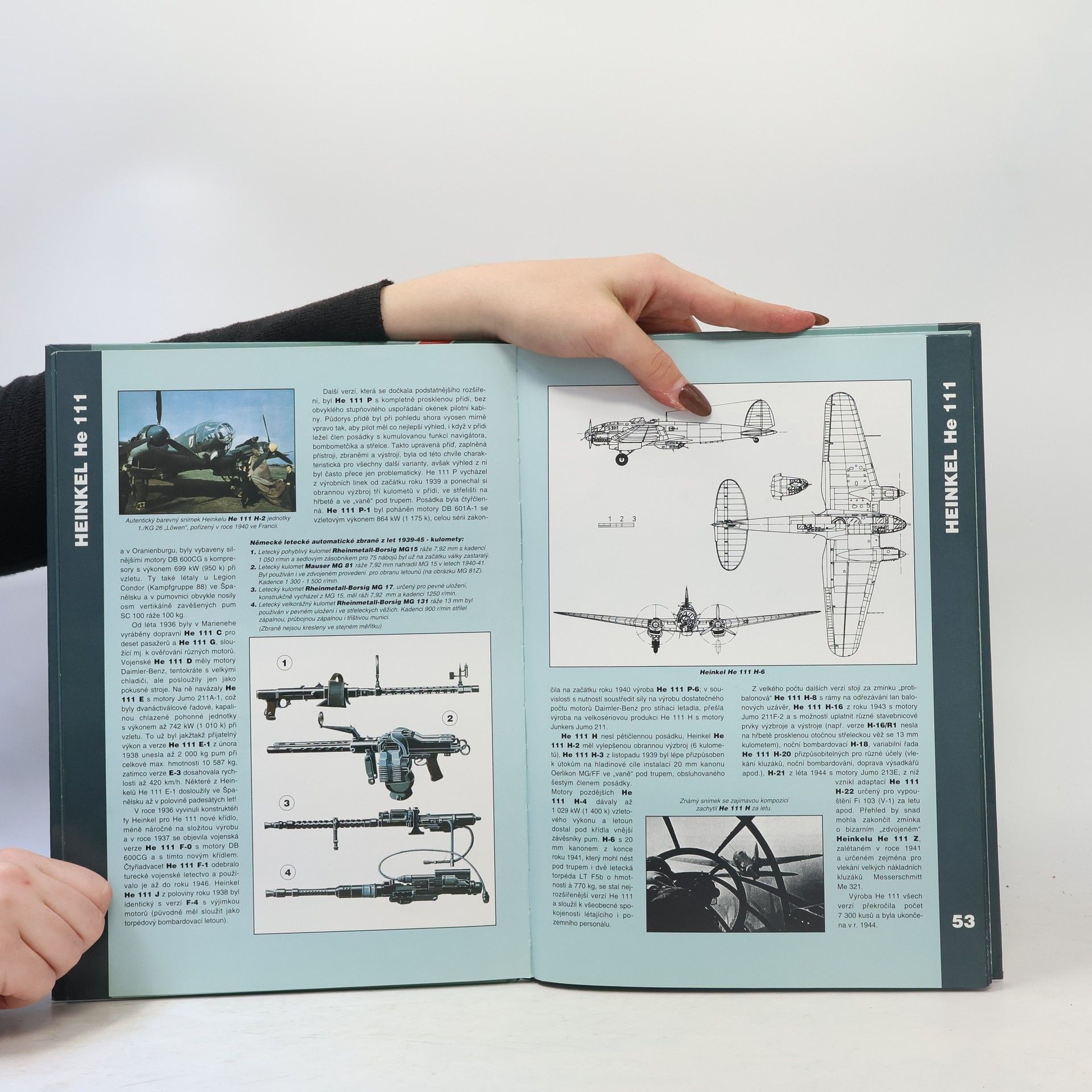 Jaroslav Schmid Letadla 1939-45 : stíhací a bombardovací letadla Německa. Díl 1, Kap. 1-15 (Arado Ar 234 až Heinkel He 219)