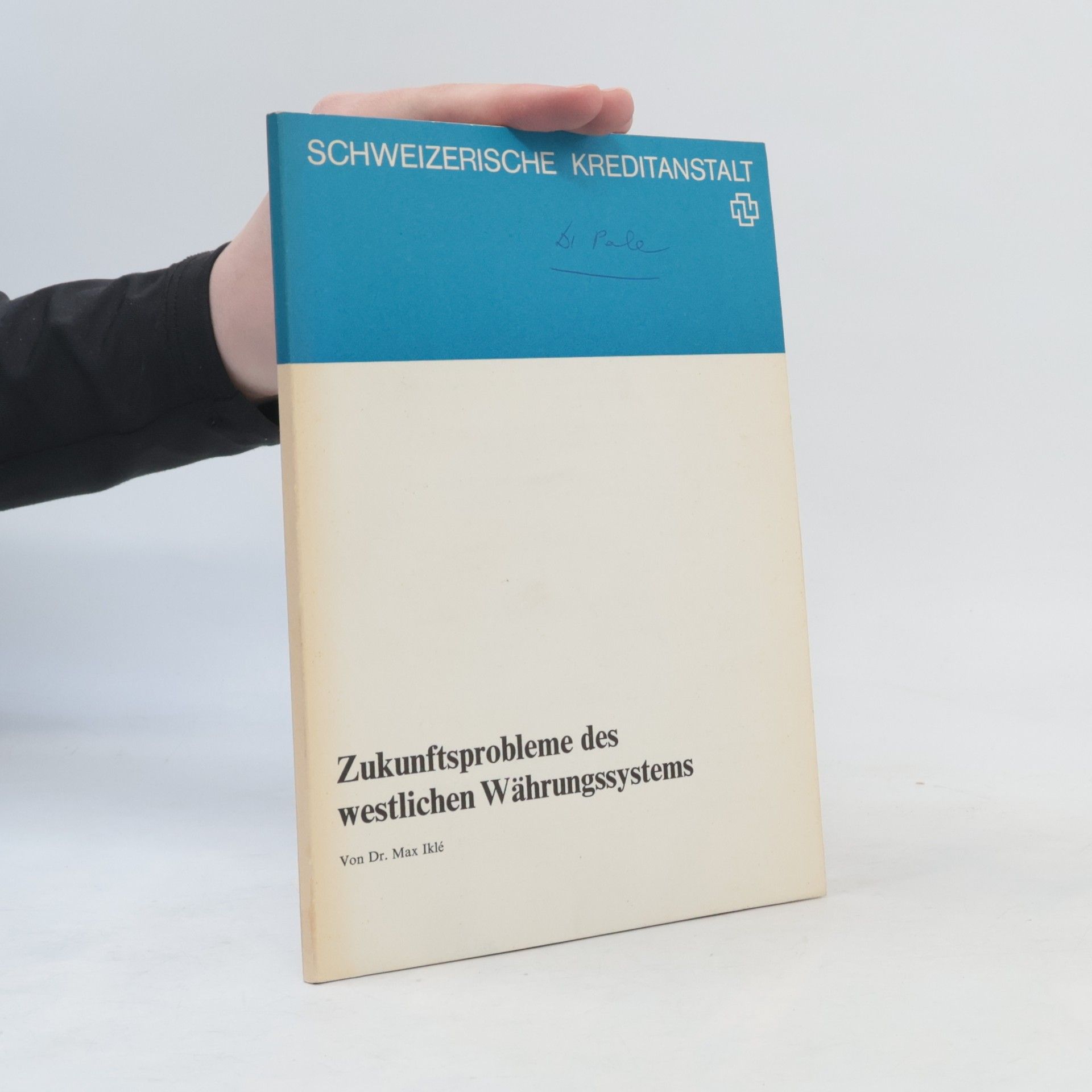 Max Iklé Zukunftsprobleme den wetlichen Währungssystems