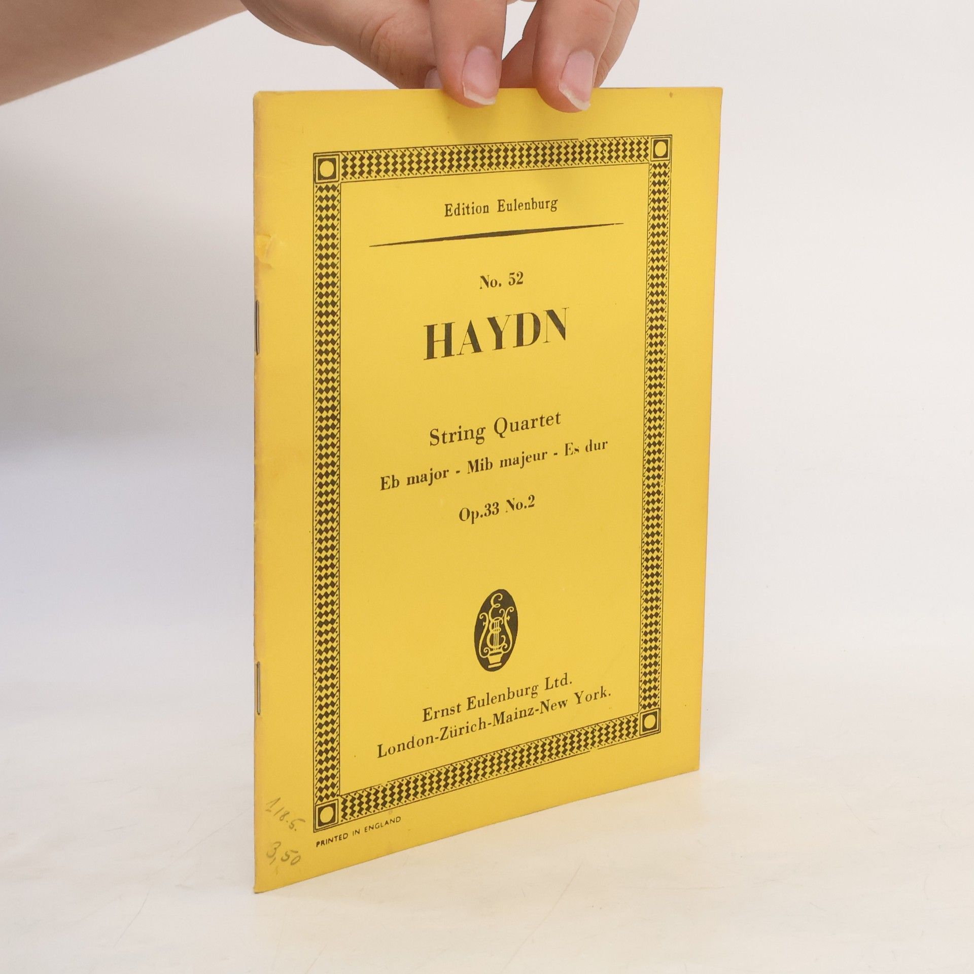Joseph Haydn String Quartet Eb major. Op.33 No.2
