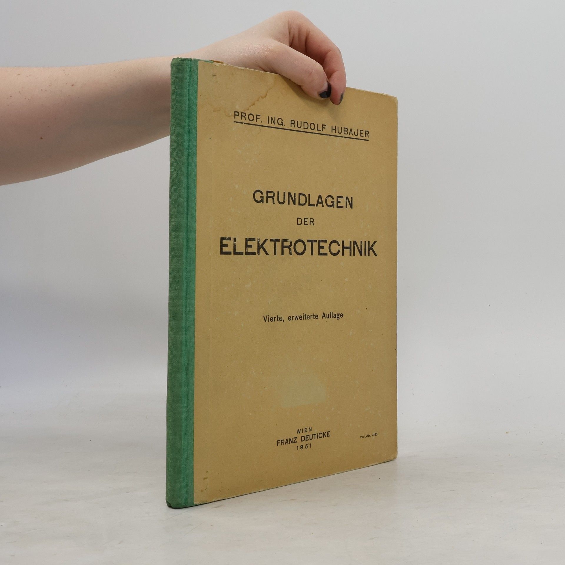 Rudolf Hubauer Grundlagen der Elektrotechnik