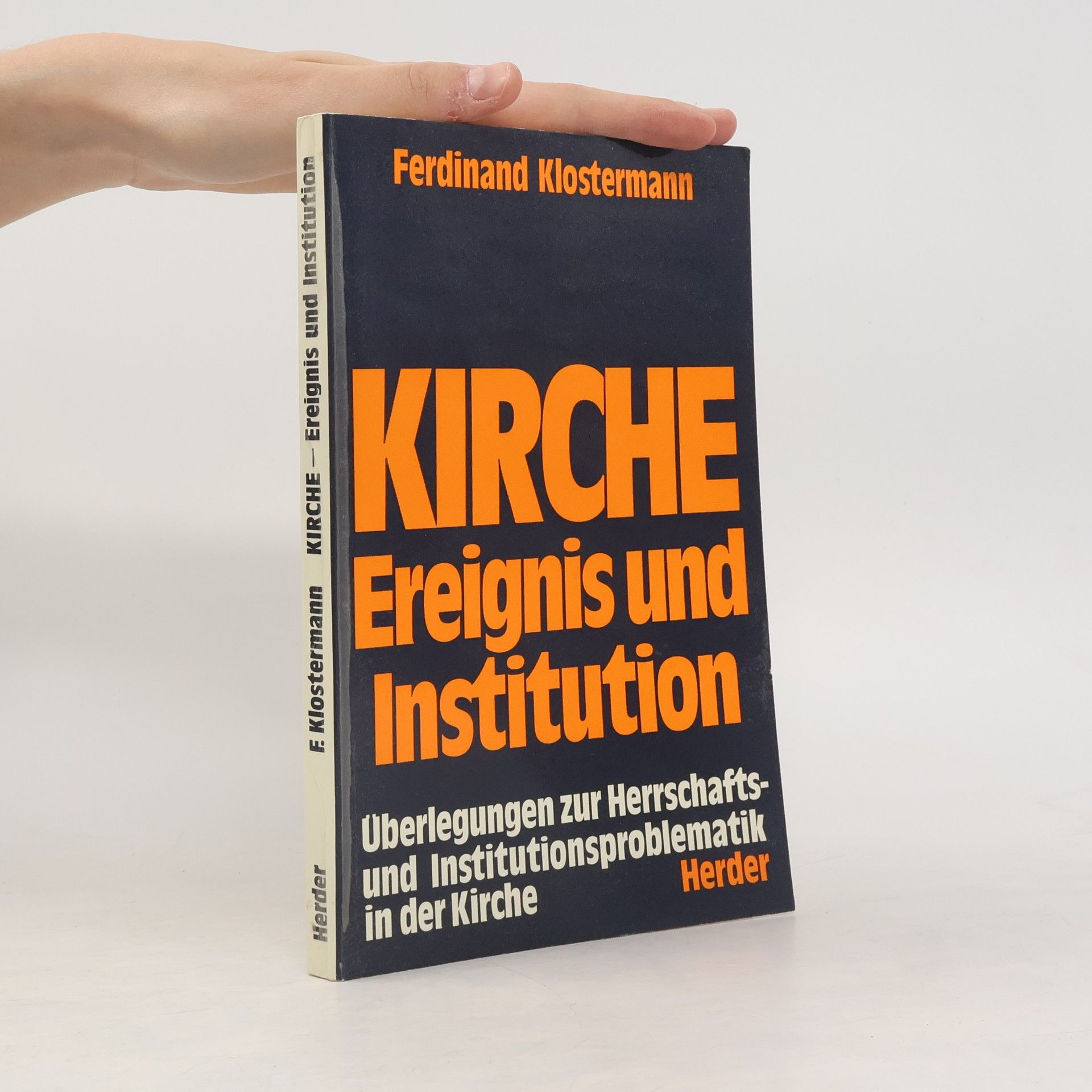Kirche, Ereignis und Institution