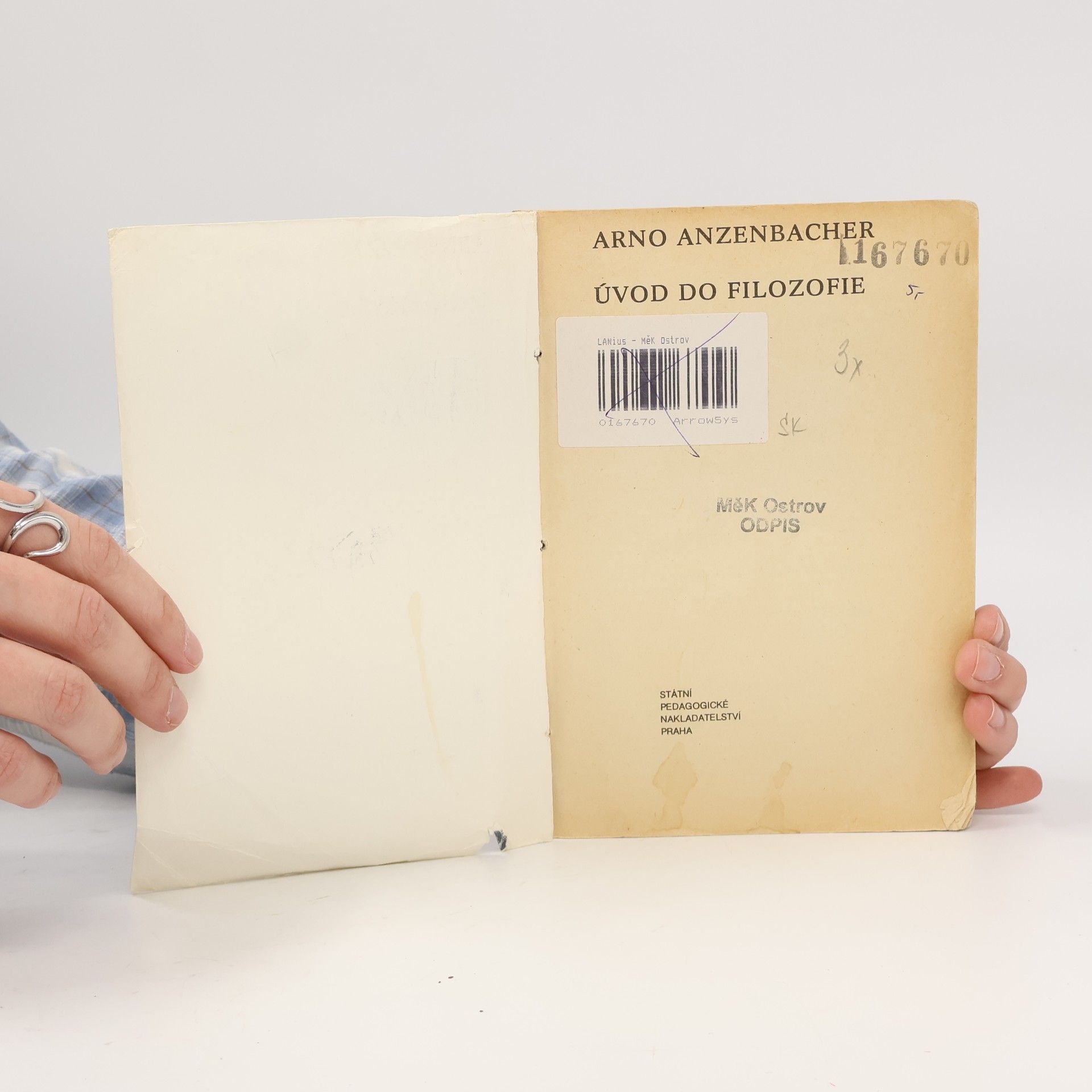Arno Anzenbacher Úvod do filozofie