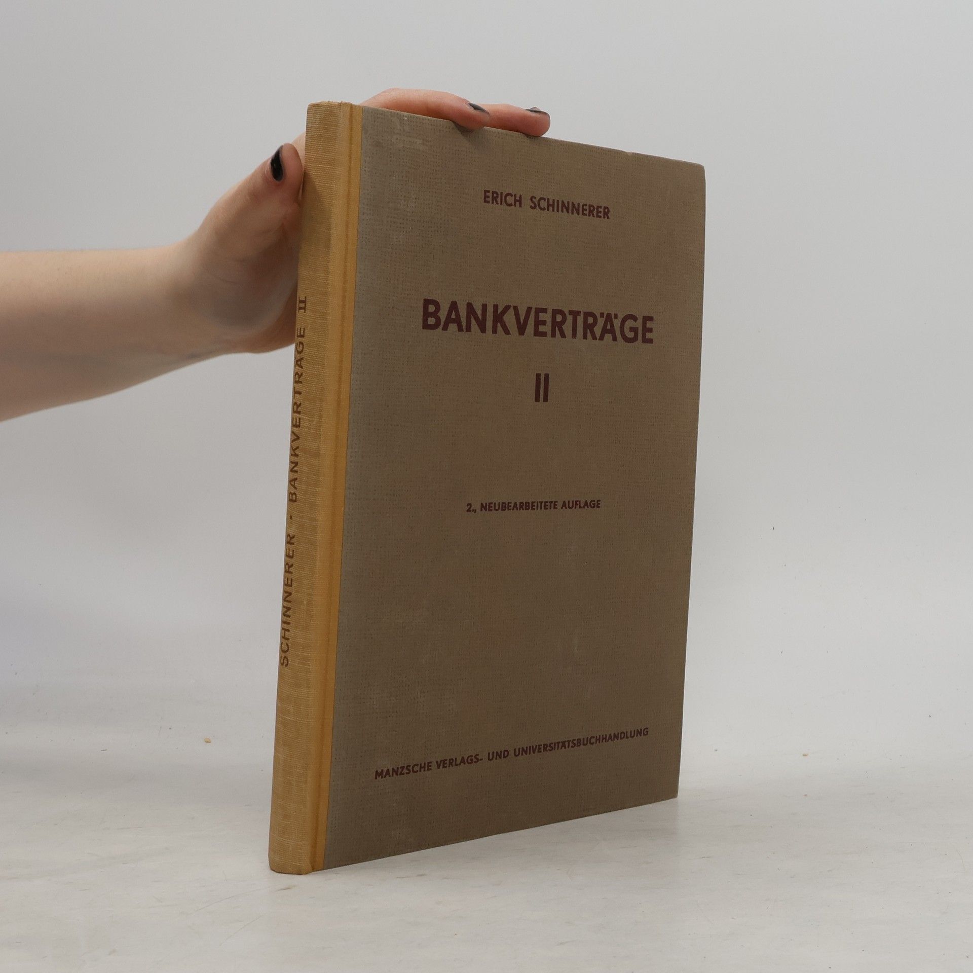 Erich Schinnerer Bankverträge II