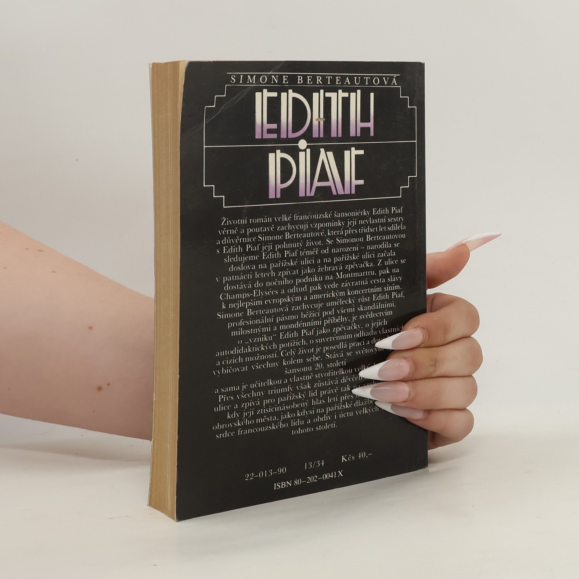 Marie Janů Edith Piaf