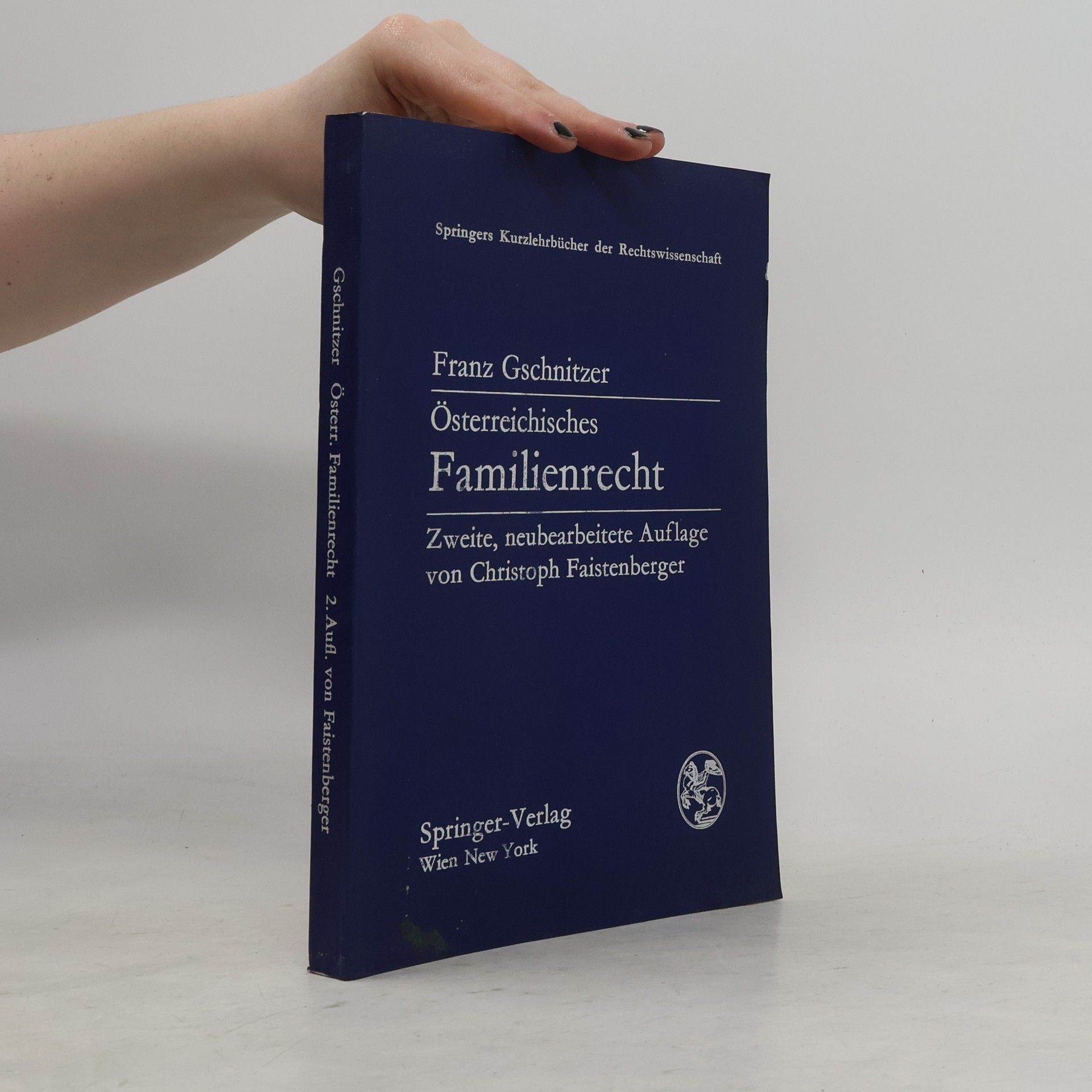 Franz Gschnitzer Österreichisches Familienrecht