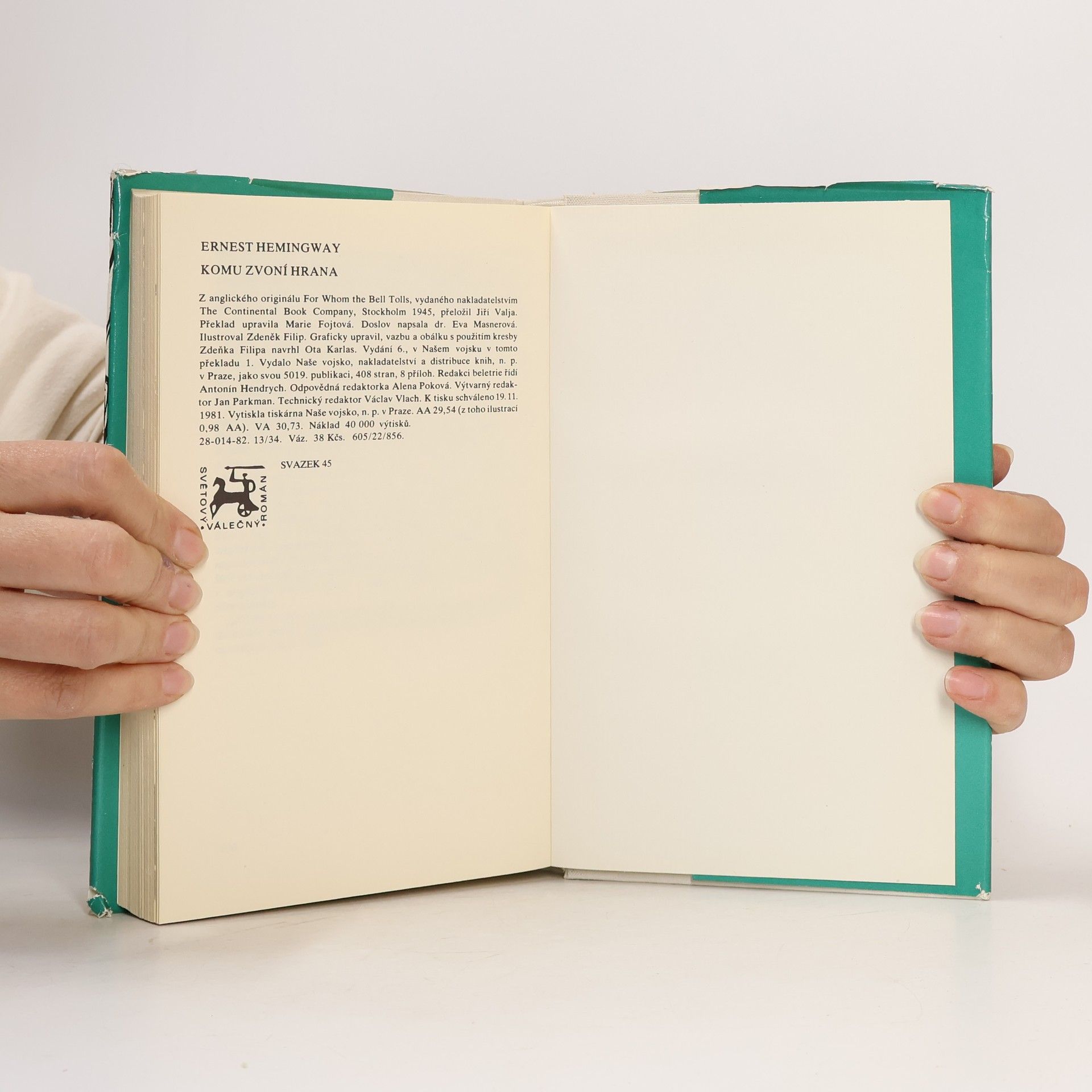 Ernest Hemingway Komu zvoní hrana