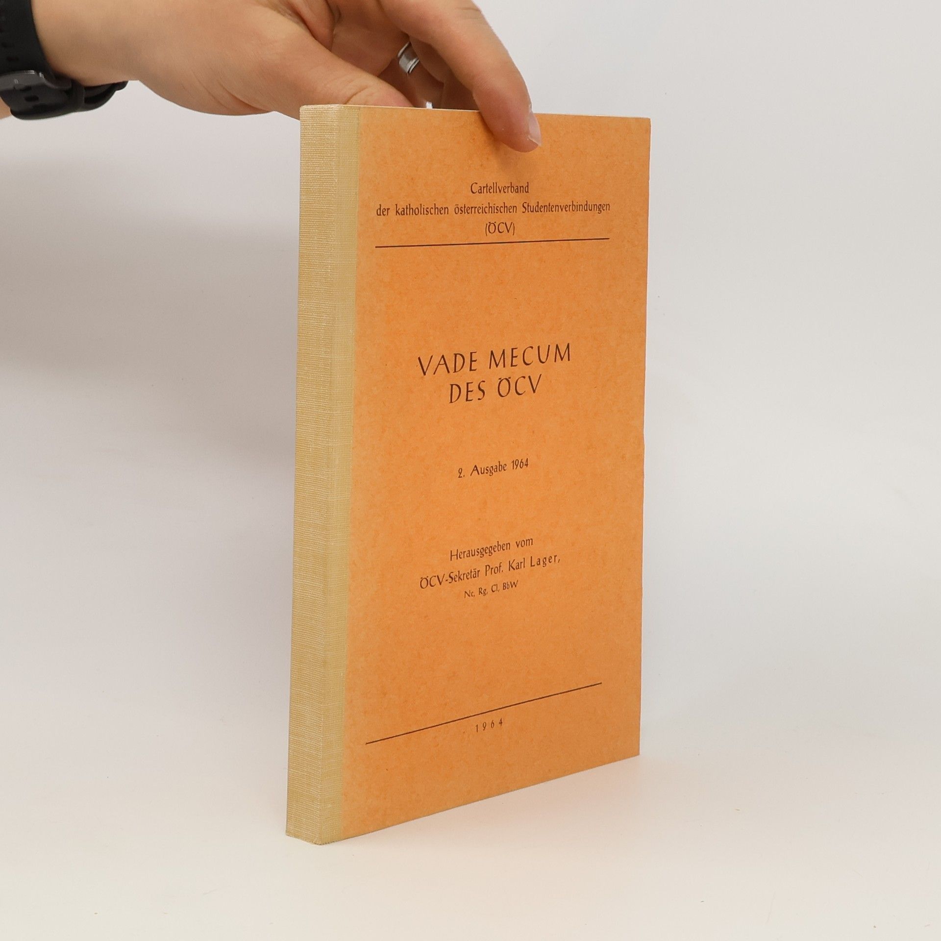 Karl Leger Vade Mecum des ÖCV