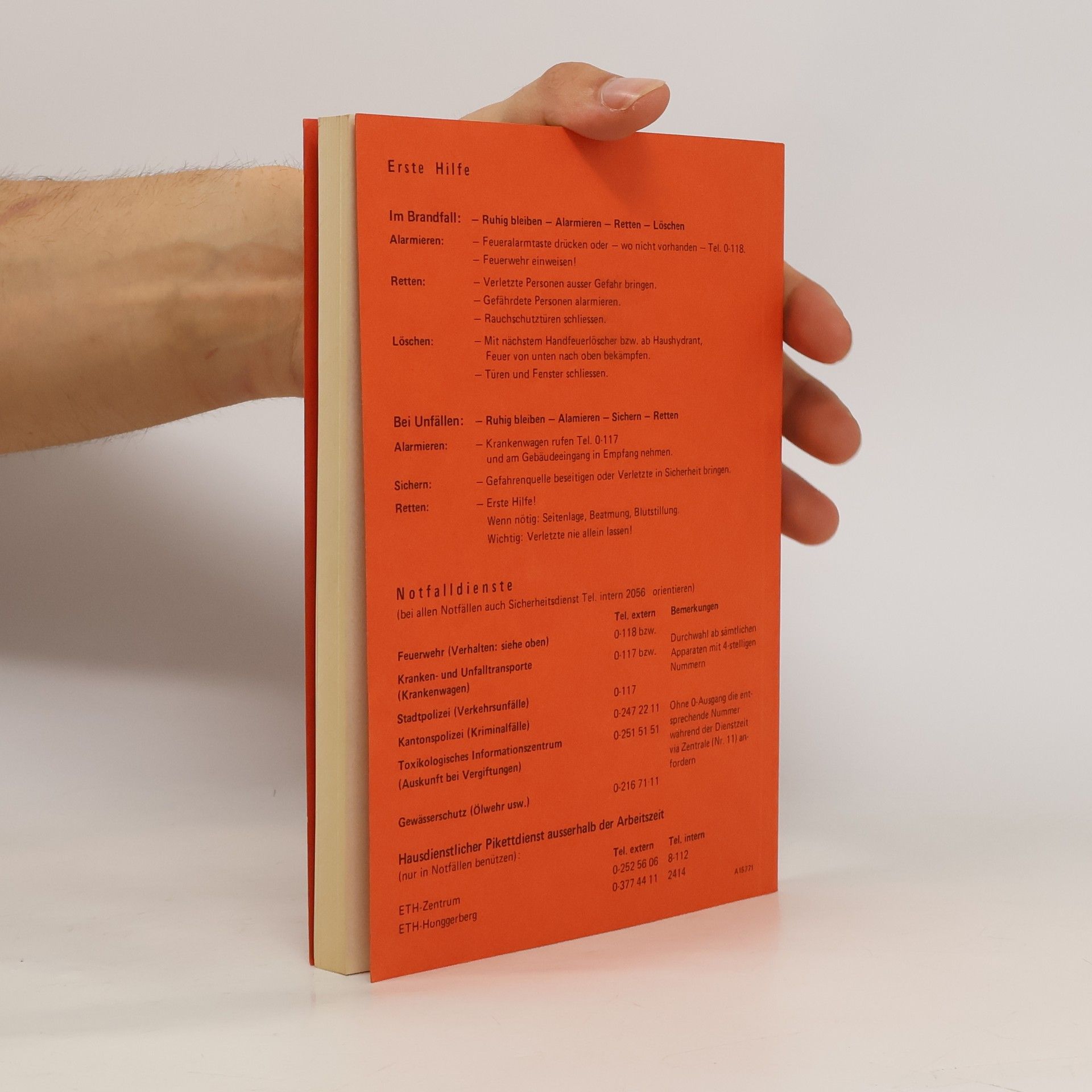 Collectif d'auteurs Programm und Stundenplan 1982/1983