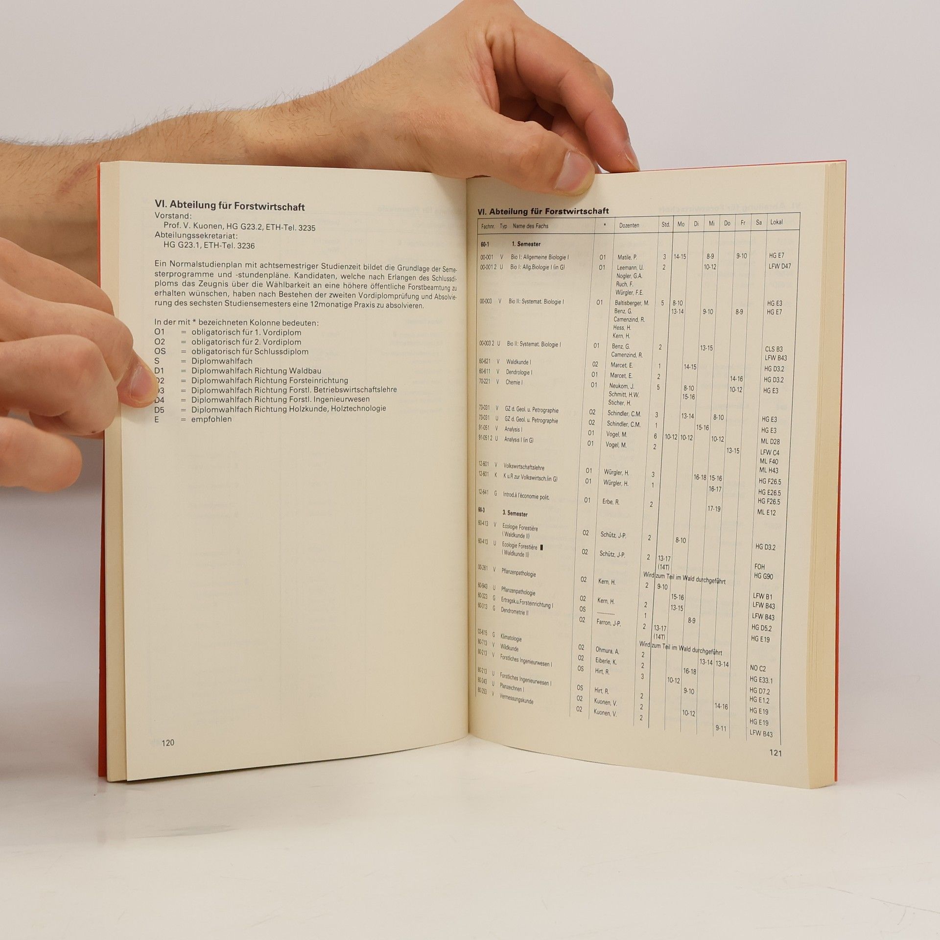 Collectif d'auteurs Programm und Stundenplan 1982/1983