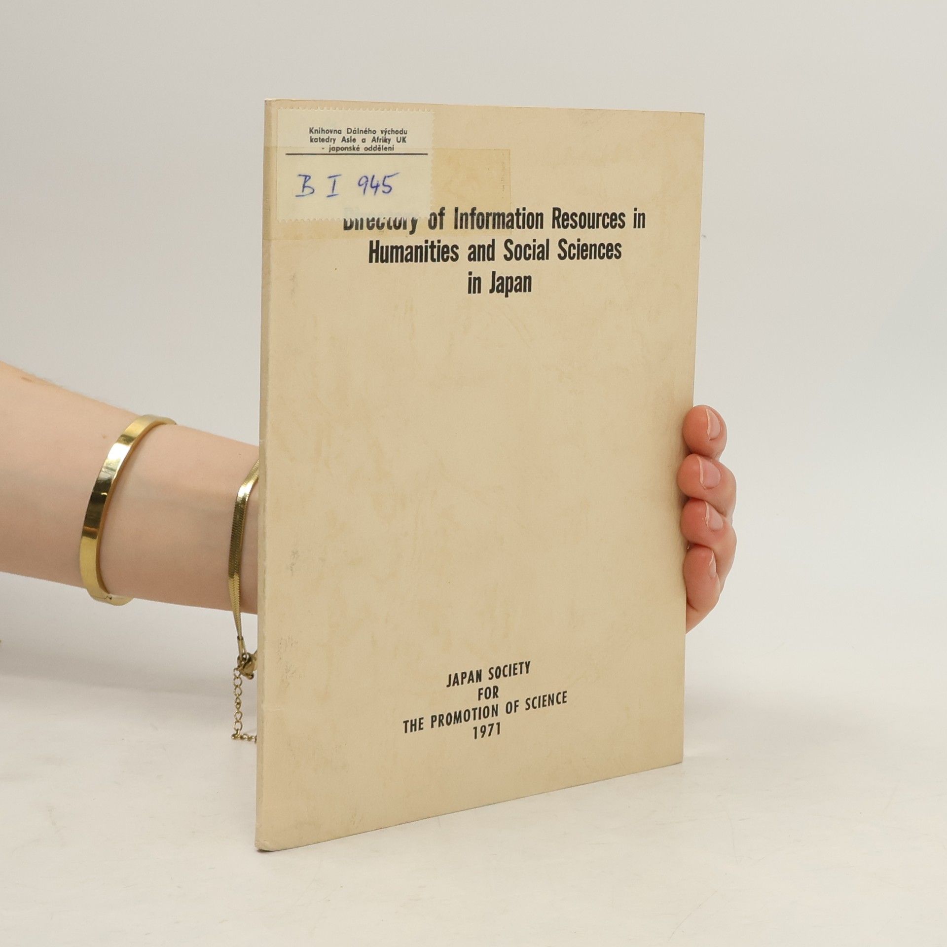 Nihon Gakujutsu Shinkōkai Directory of Information Resources in Humanities and Social Sciences in Japan