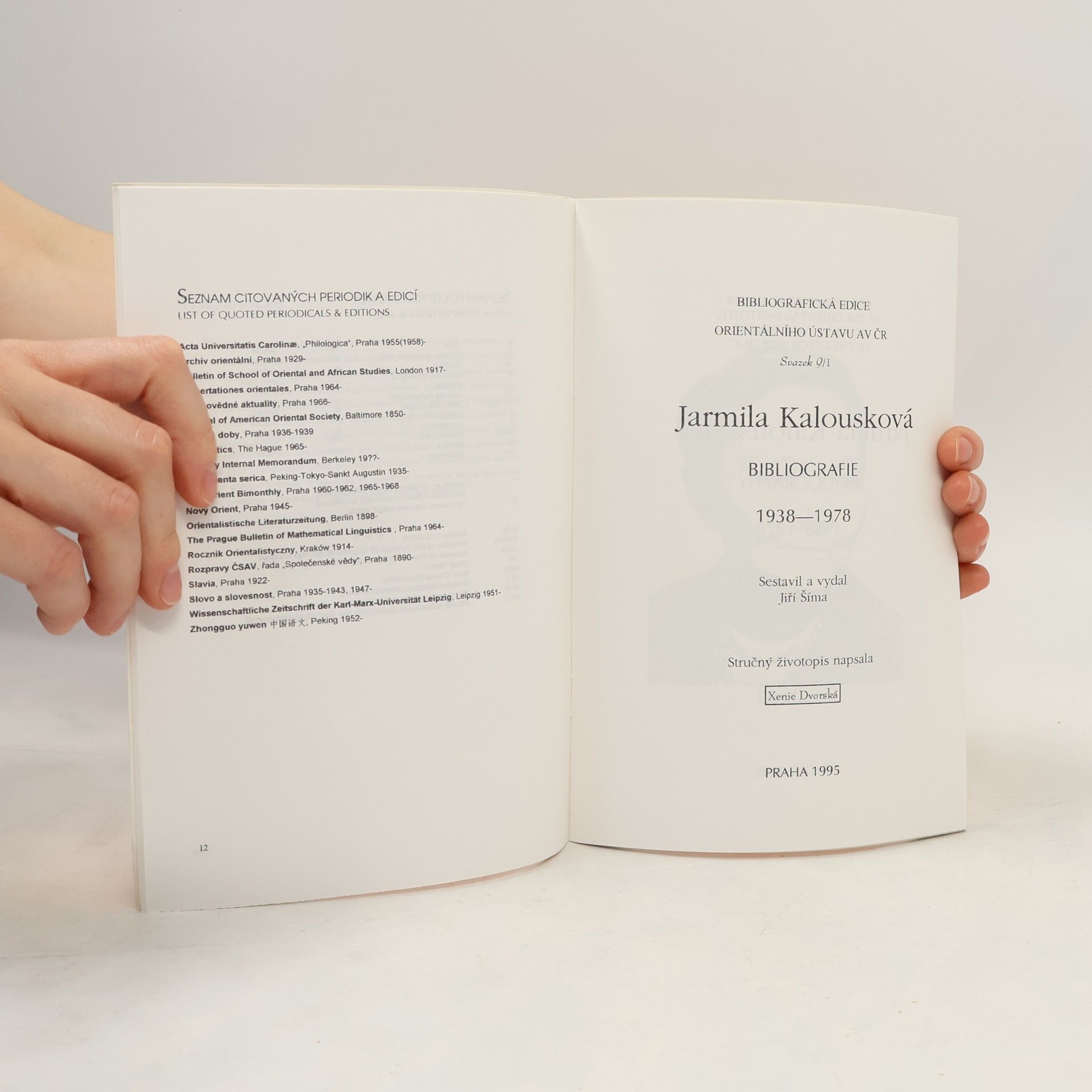 Hana Třísková Bibliografie