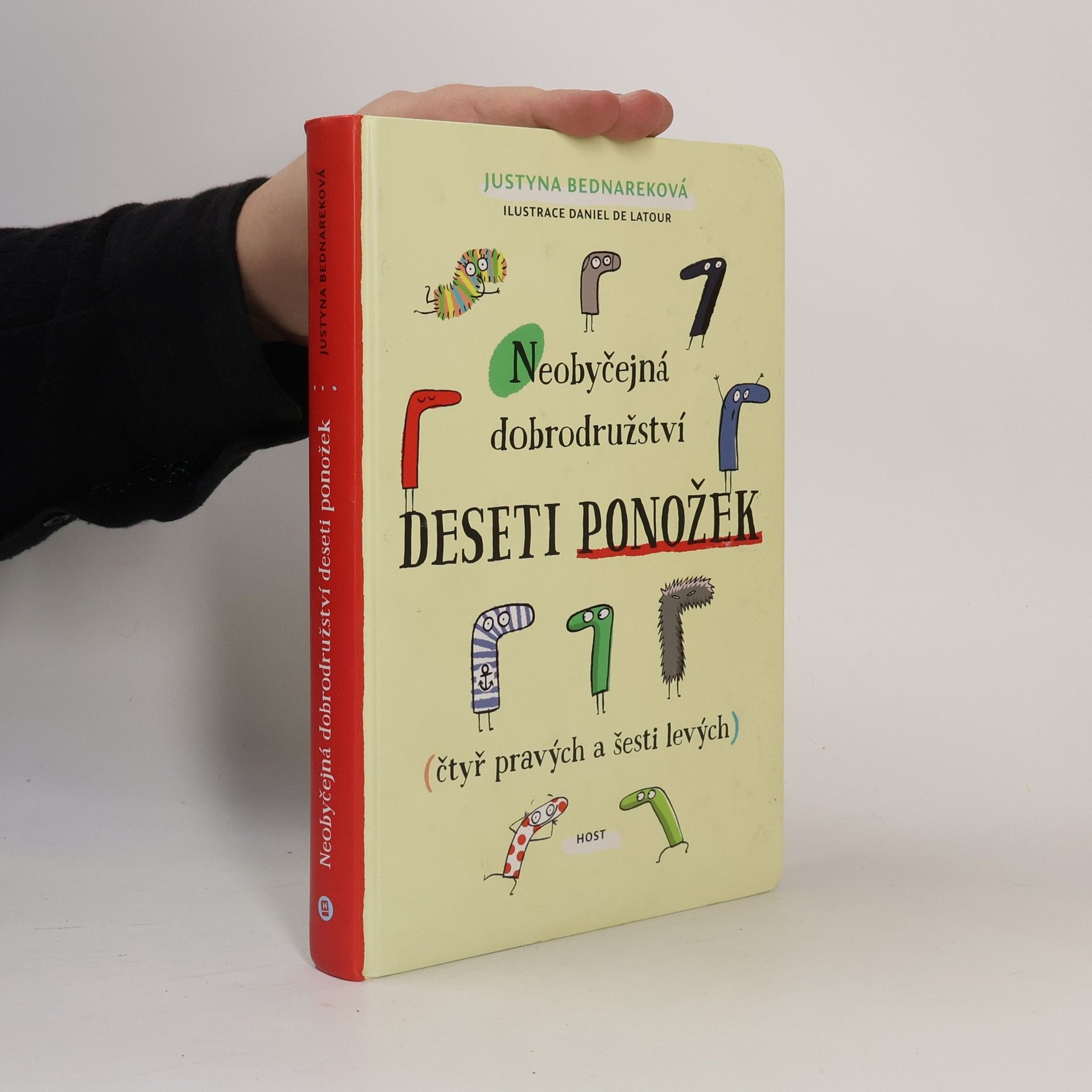 Justyna Bednarek Neobyčejná dobrodružství deseti ponožek (čtyř pravých a šesti levých)