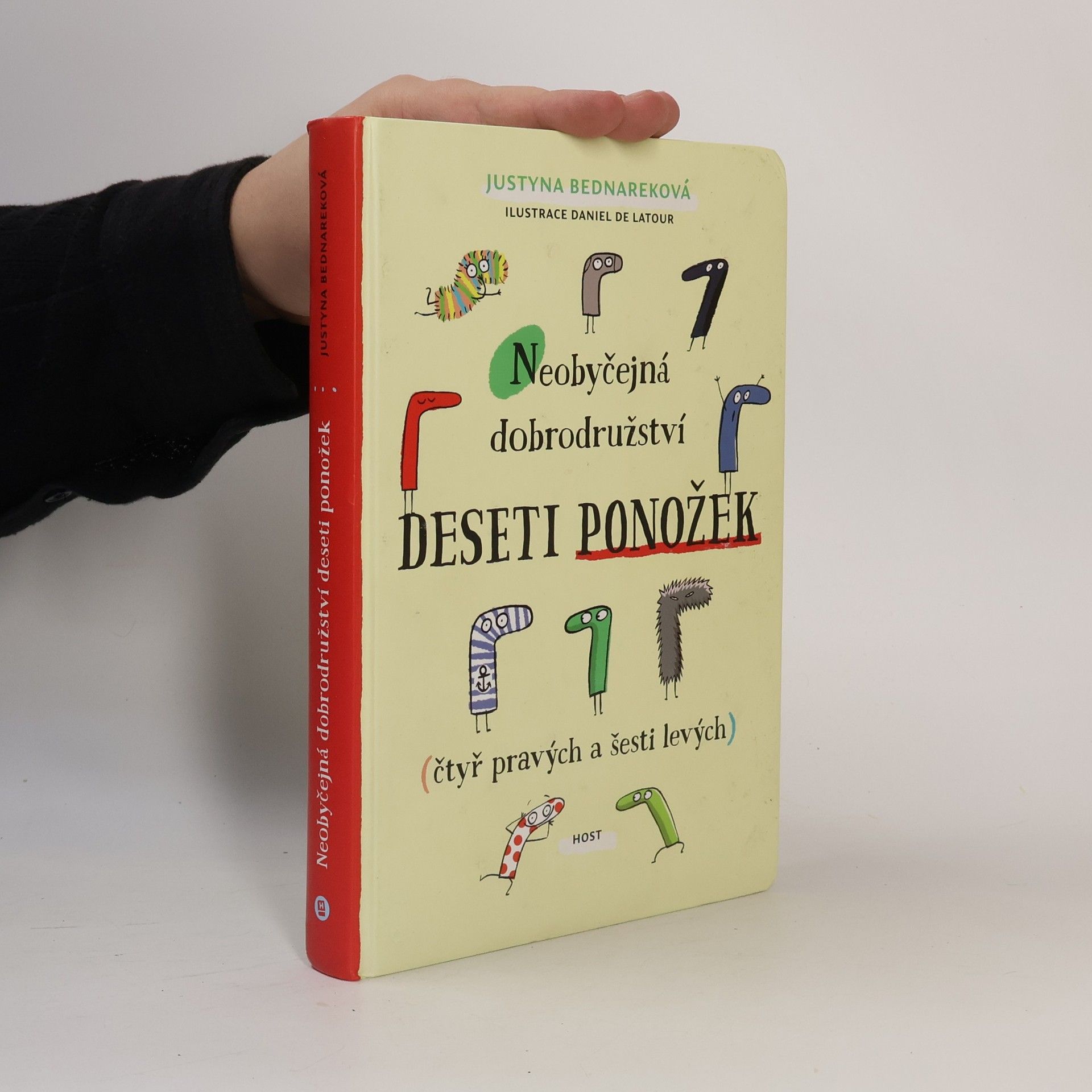Justyna Bednarek Neobyčejná dobrodružství deseti ponožek (čtyř pravých a šesti levých)