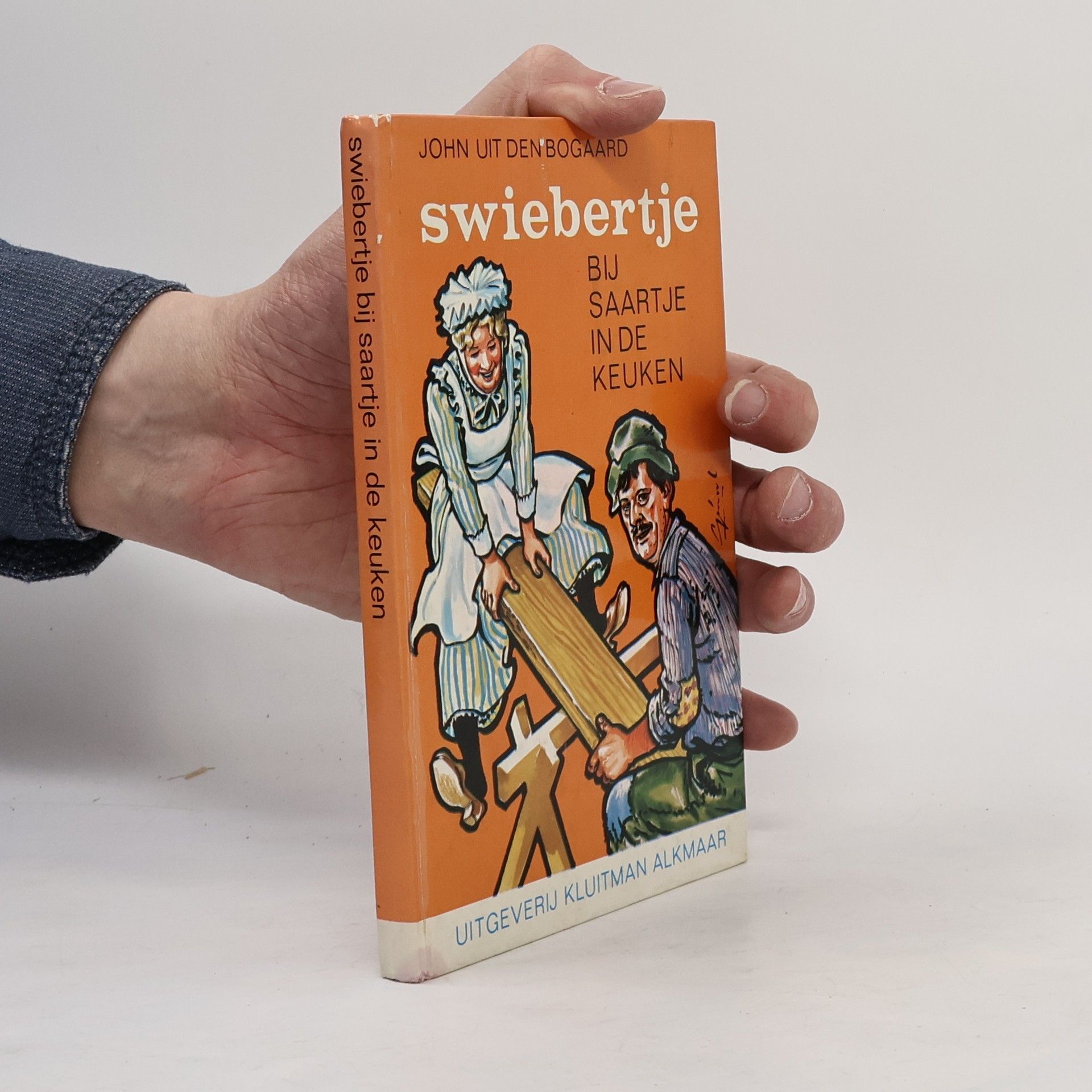 John Henri uit den Bogaard Swiebertje bij Saartje in de keuken