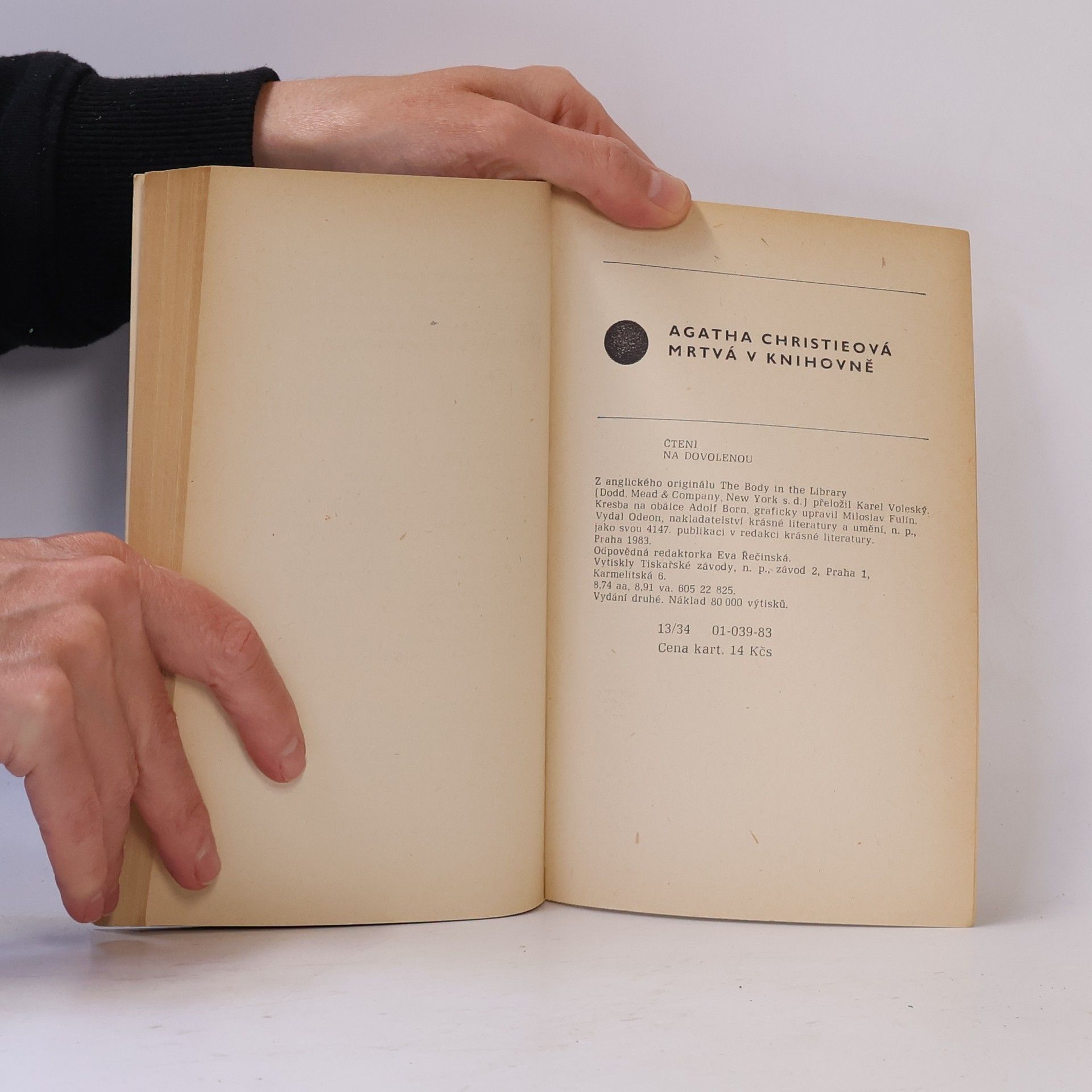 Agatha Christie Mrtvá v knihovně