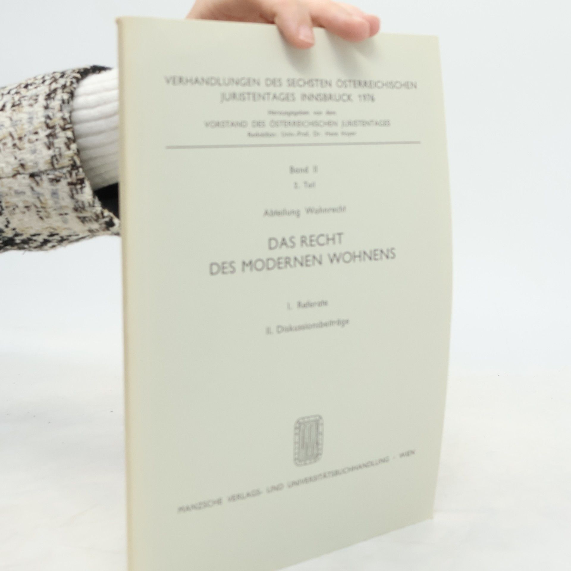 Dietrich Derbolav Das Recht des modernen Wohnens