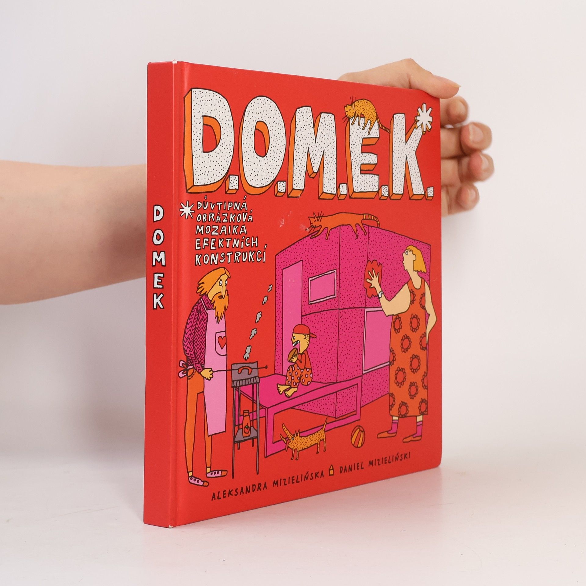 Daniel Mizieliński D.O.M.E.K. DOMEK. Důvtipná obrázková mozaika efektních konstrukcí