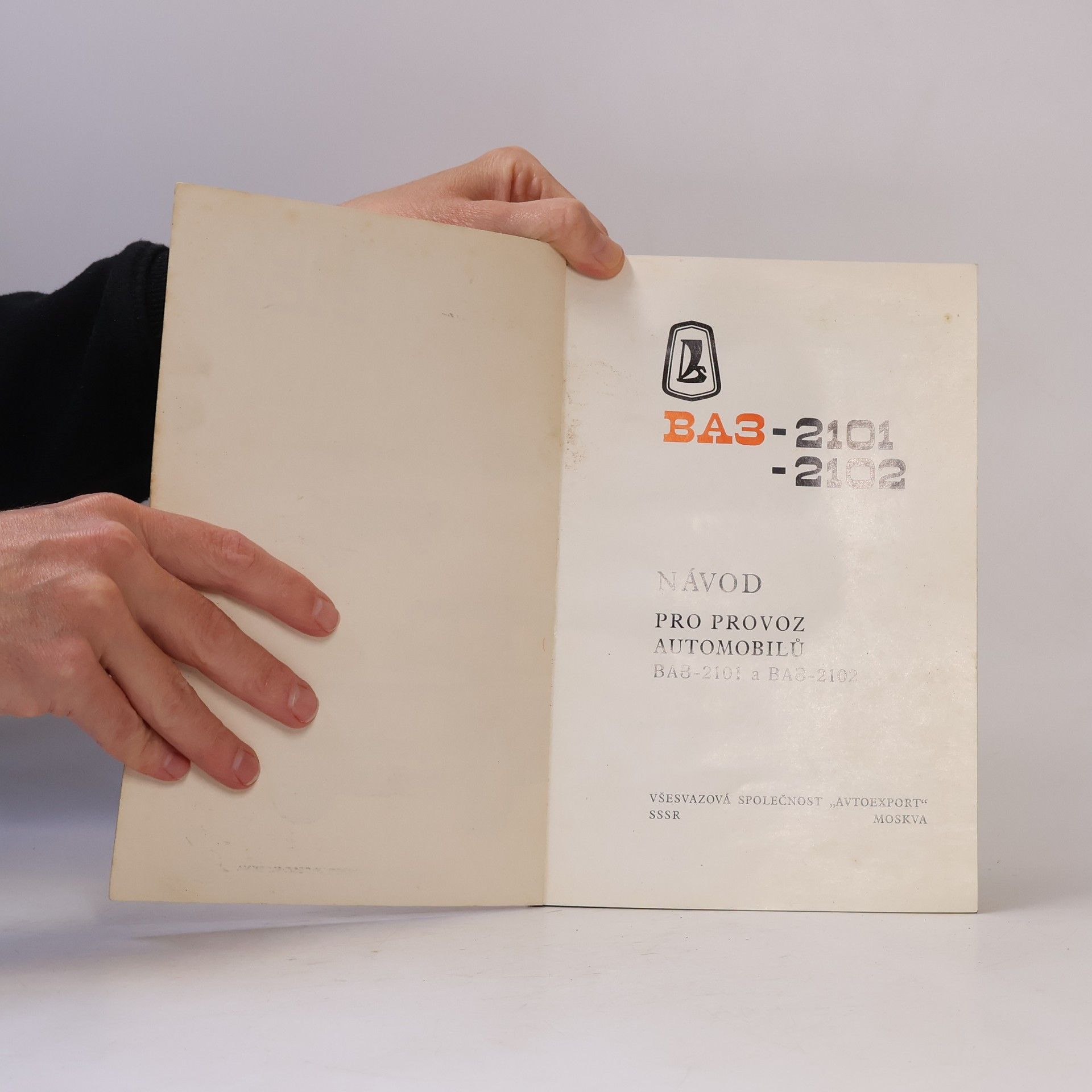 Collectif d'auteurs BA3 2101 2102. Návod k obsluze
