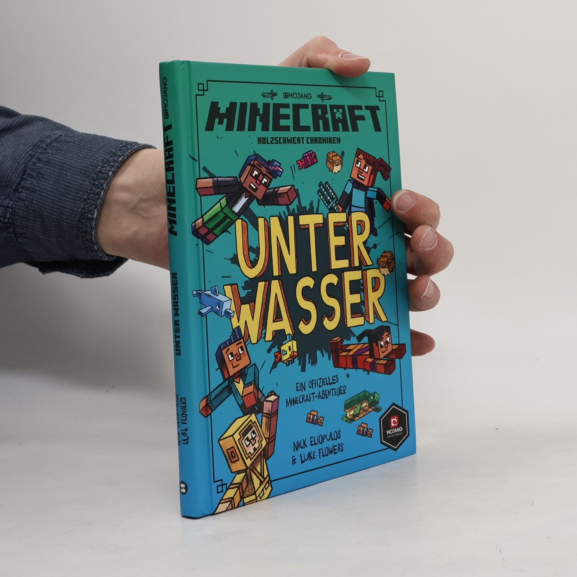 Nick Eliopulos Minecraft. Unter Wasser