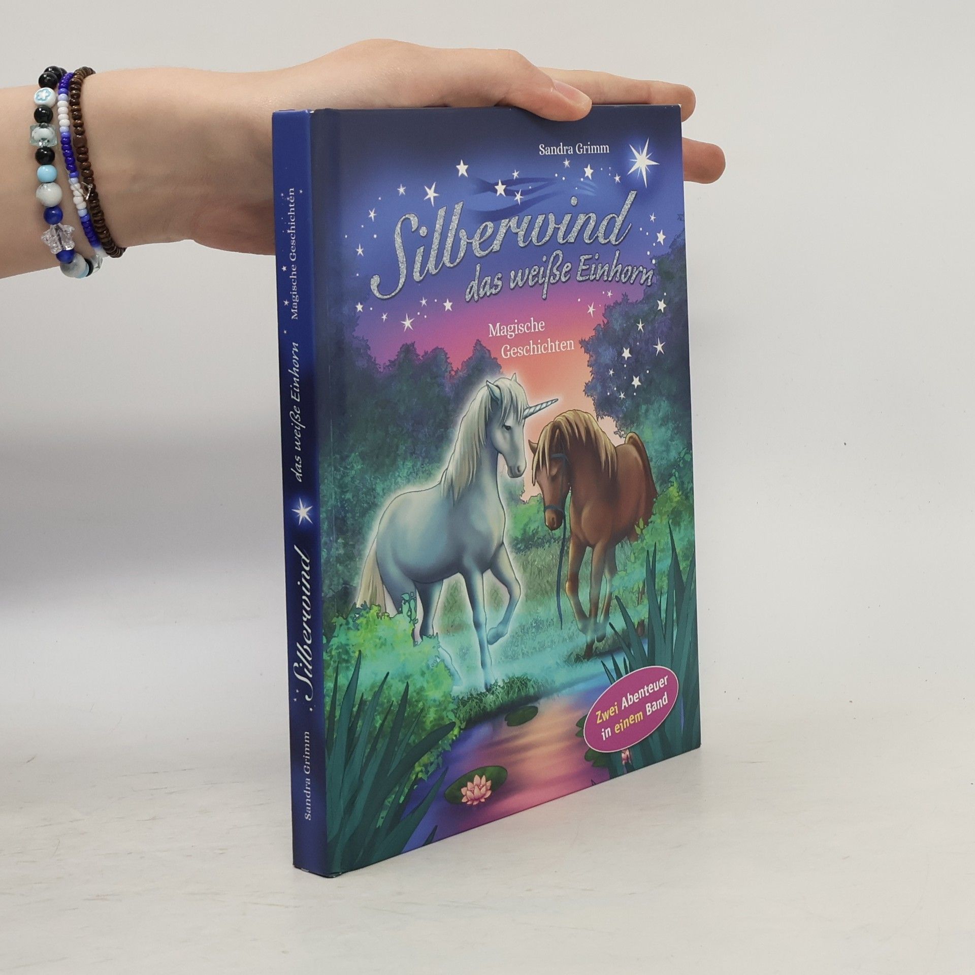 Sandra Grimm Silberwind, das weiße Einhorn