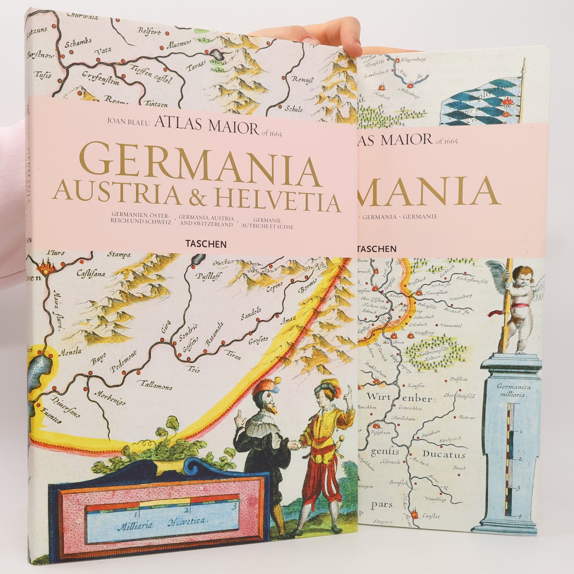 Joan Blaeu Atlas maior of 1665 Germania, Austria & Helvetia 1.-2.