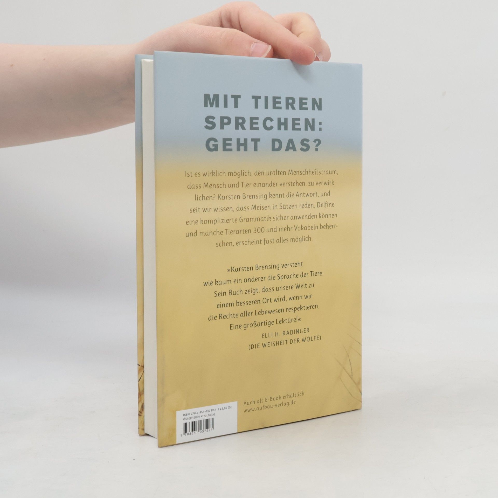 Karsten Brensing Die Sprache der Tiere
