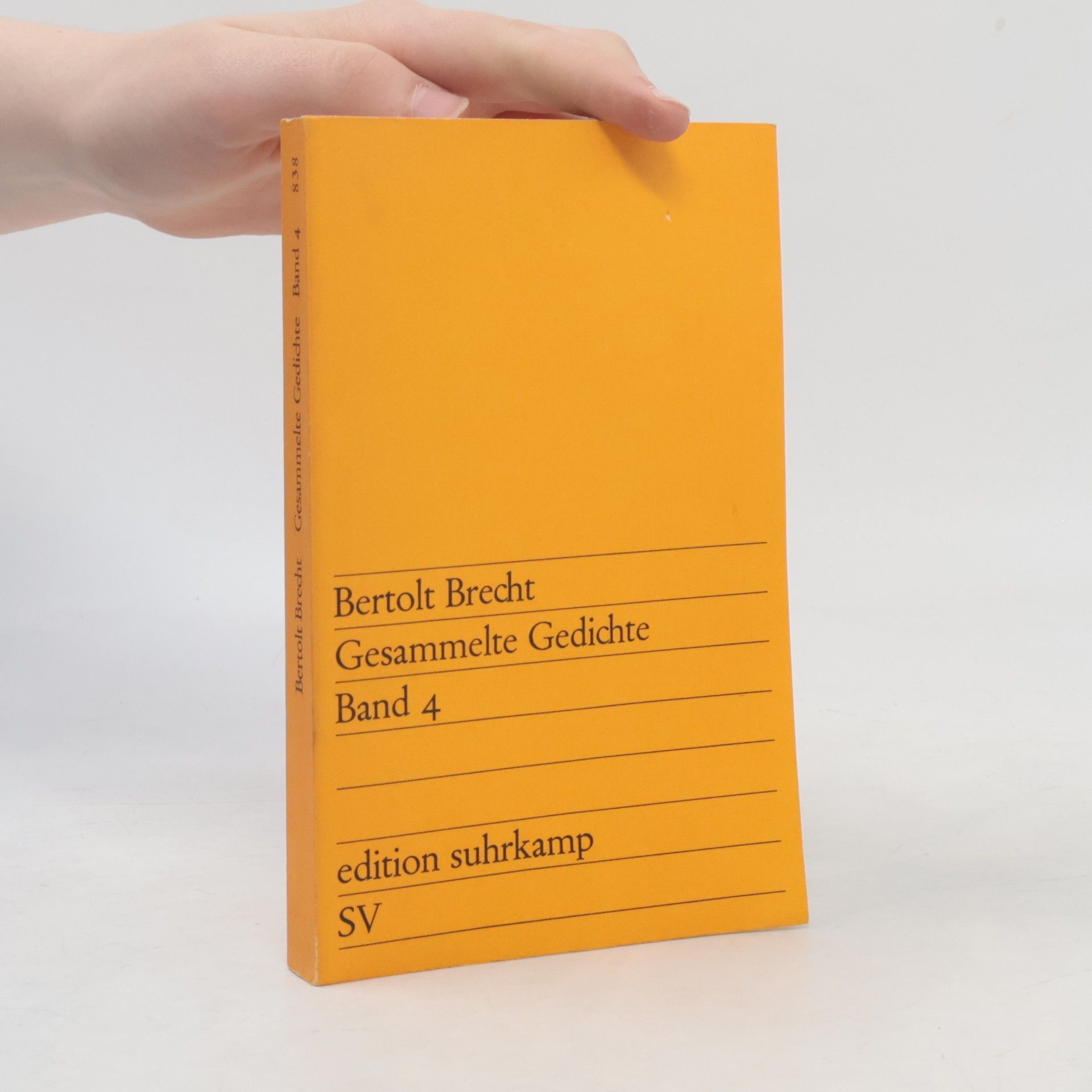 Bertolt Brecht Gesammelte Gedichte 4