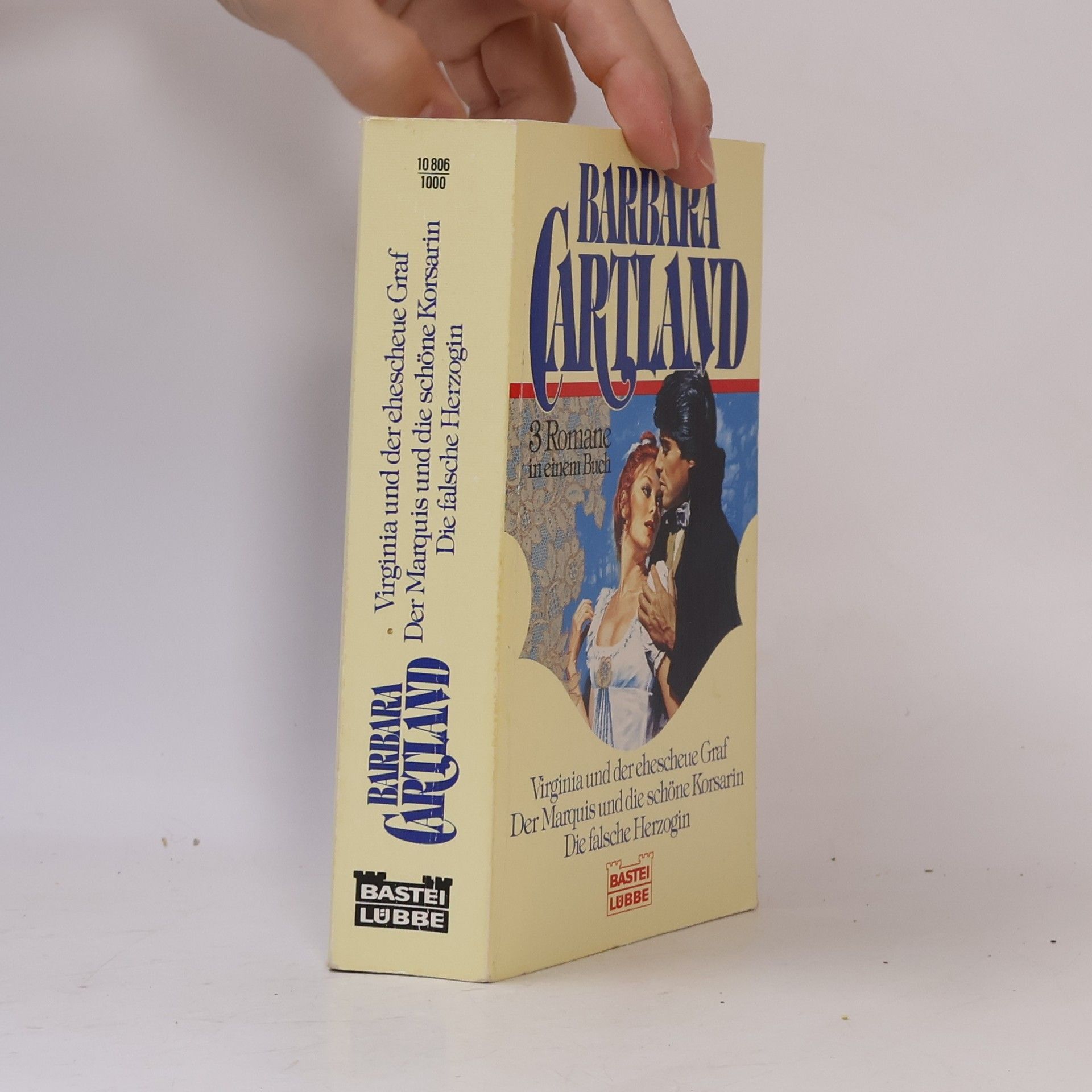 Barbara Cartland Virginia und der ehescheue Graf. Der Marquis und die schöne Korsarin. Die falsche Herzogin. 3 Romane in 1 Bd.